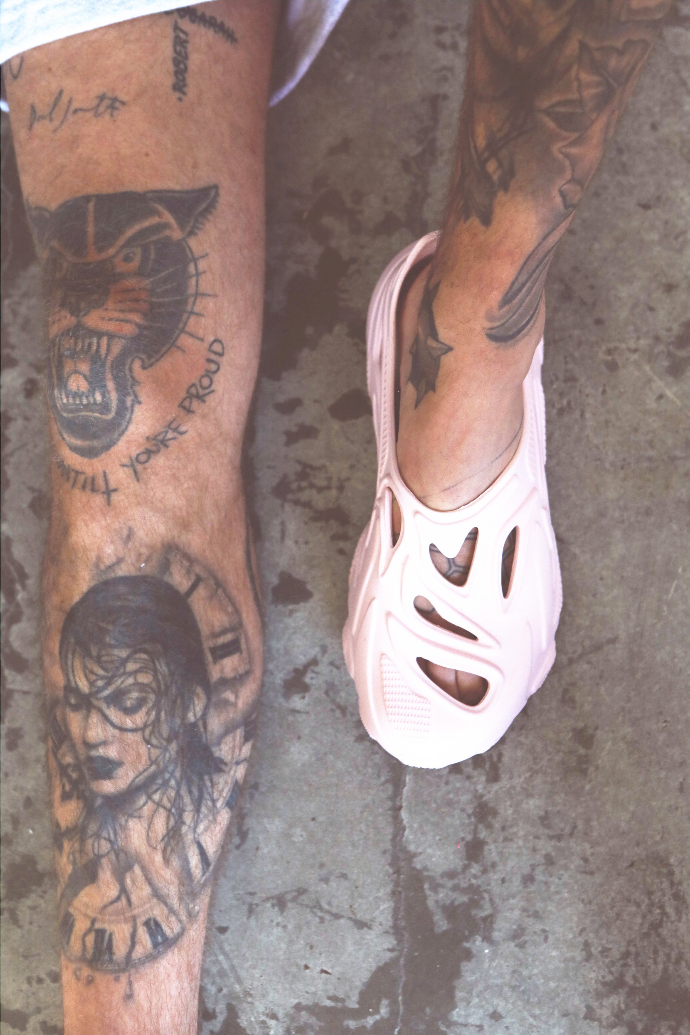 MENS PINK PLASTIC SOUL