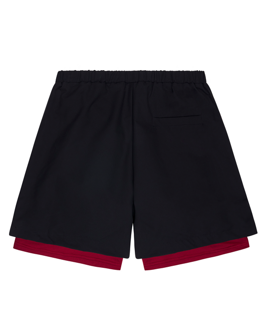 BLACK UTILITY HEALING SHORTS