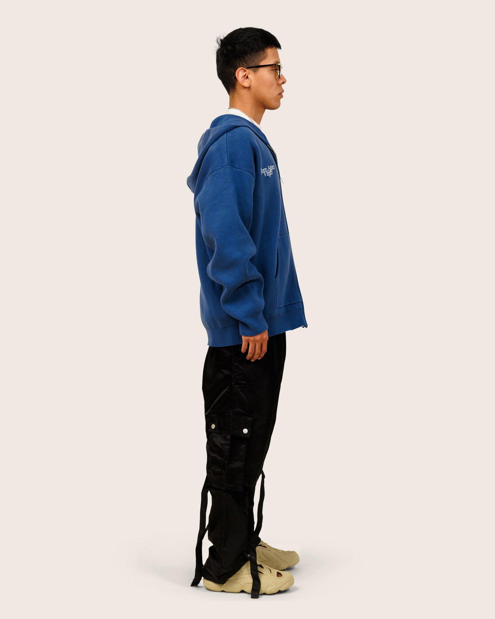 CASHMERE ZIP HOODIE - CASHMERE ZIP HOODIE - ROSE IN GOOD FAITH