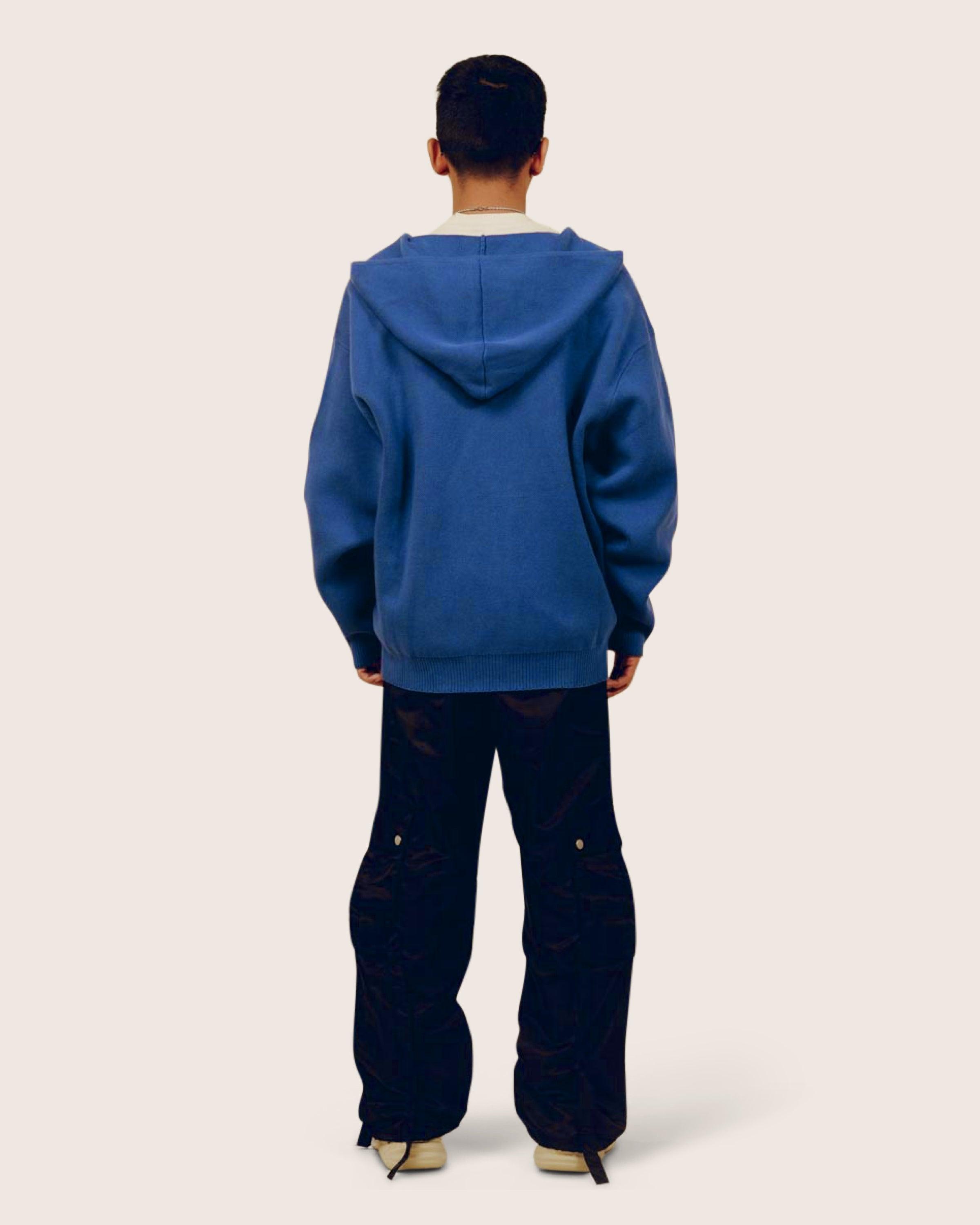 CASHMERE ZIP HOODIE - CASHMERE ZIP HOODIE - ROSE IN GOOD FAITH