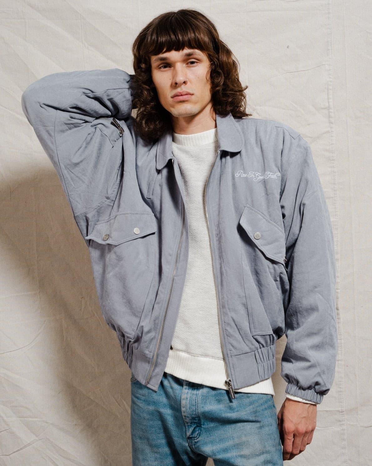 SUEDED FLIGHT JACKET - SUEDED FLIGHT JACKET - ROSE IN GOOD FAITH
