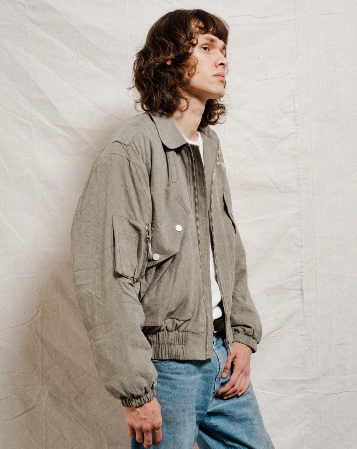 SUEDED FLIGHT JACKET - SUEDED FLIGHT JACKET - ROSE IN GOOD FAITH