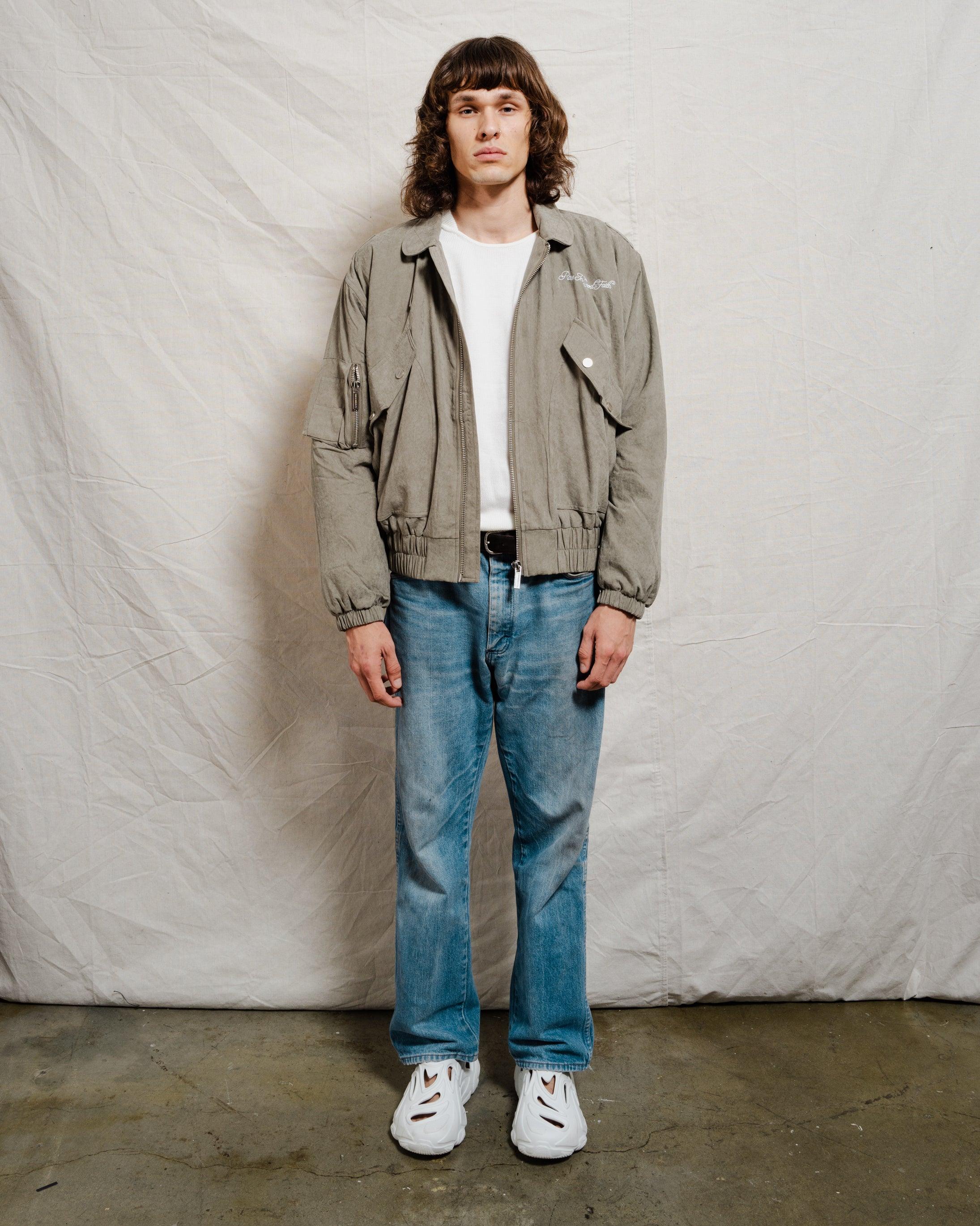 SUEDED FLIGHT JACKET - SUEDED FLIGHT JACKET - ROSE IN GOOD FAITH