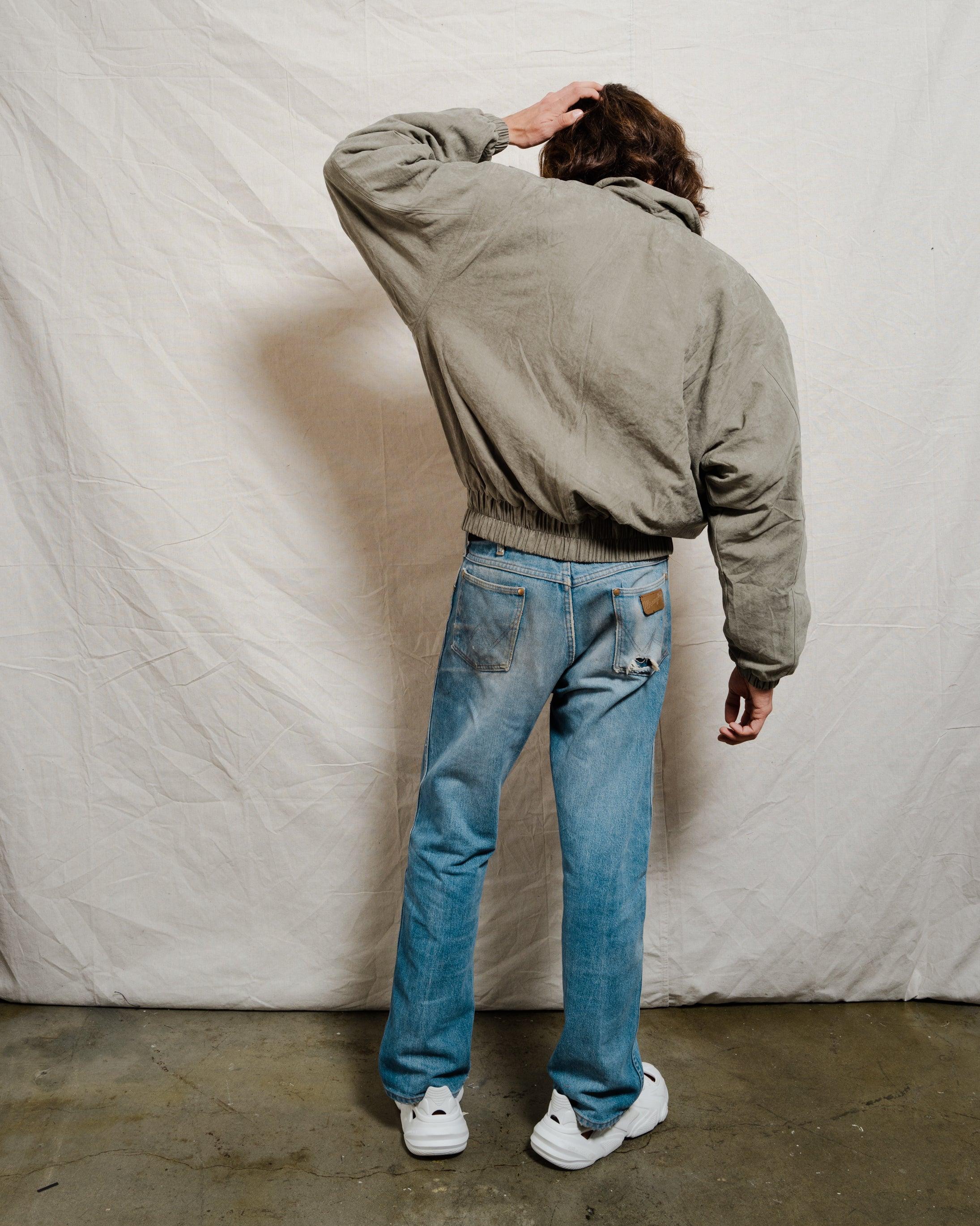 SUEDED FLIGHT JACKET - SUEDED FLIGHT JACKET - ROSE IN GOOD FAITH