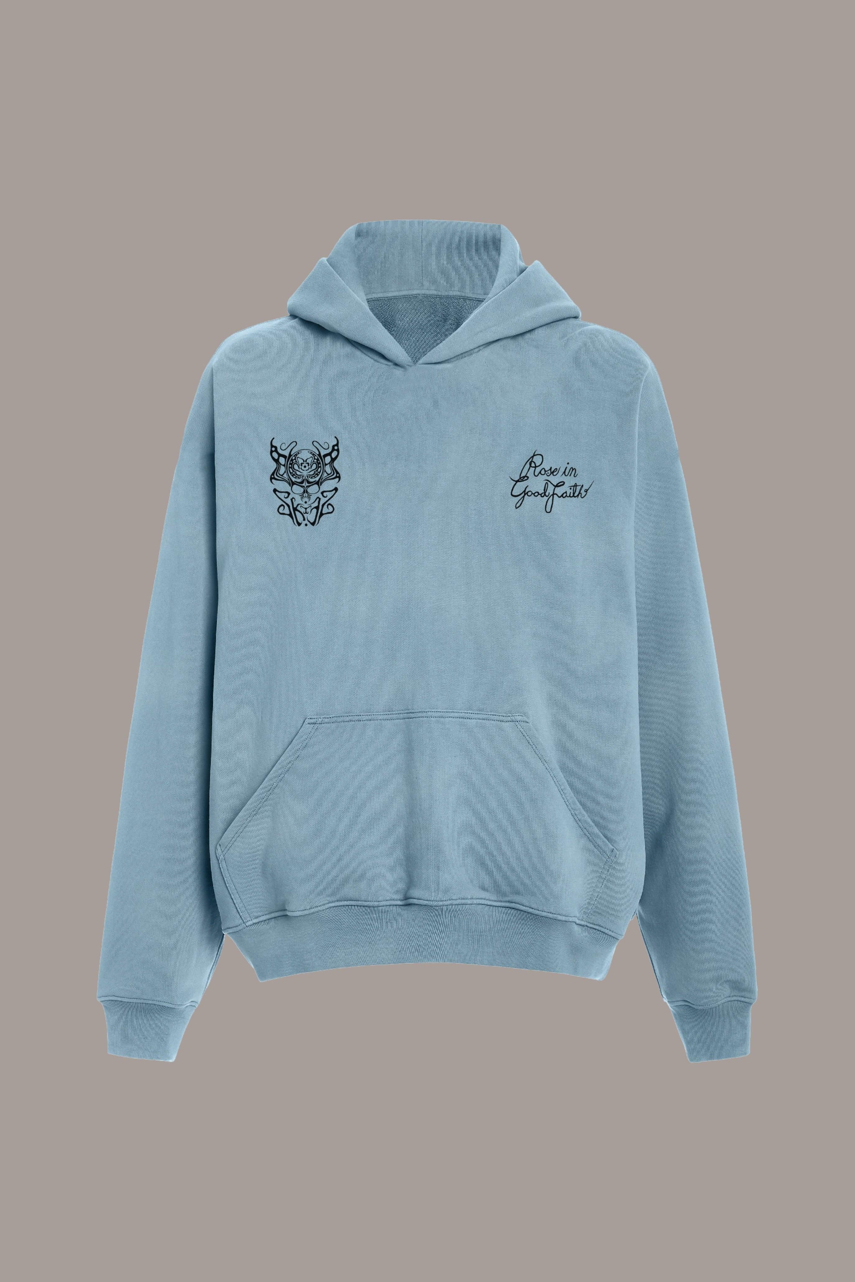 AZURE HOODIE - AZURE HOODIE - ROSE IN GOOD FAITH