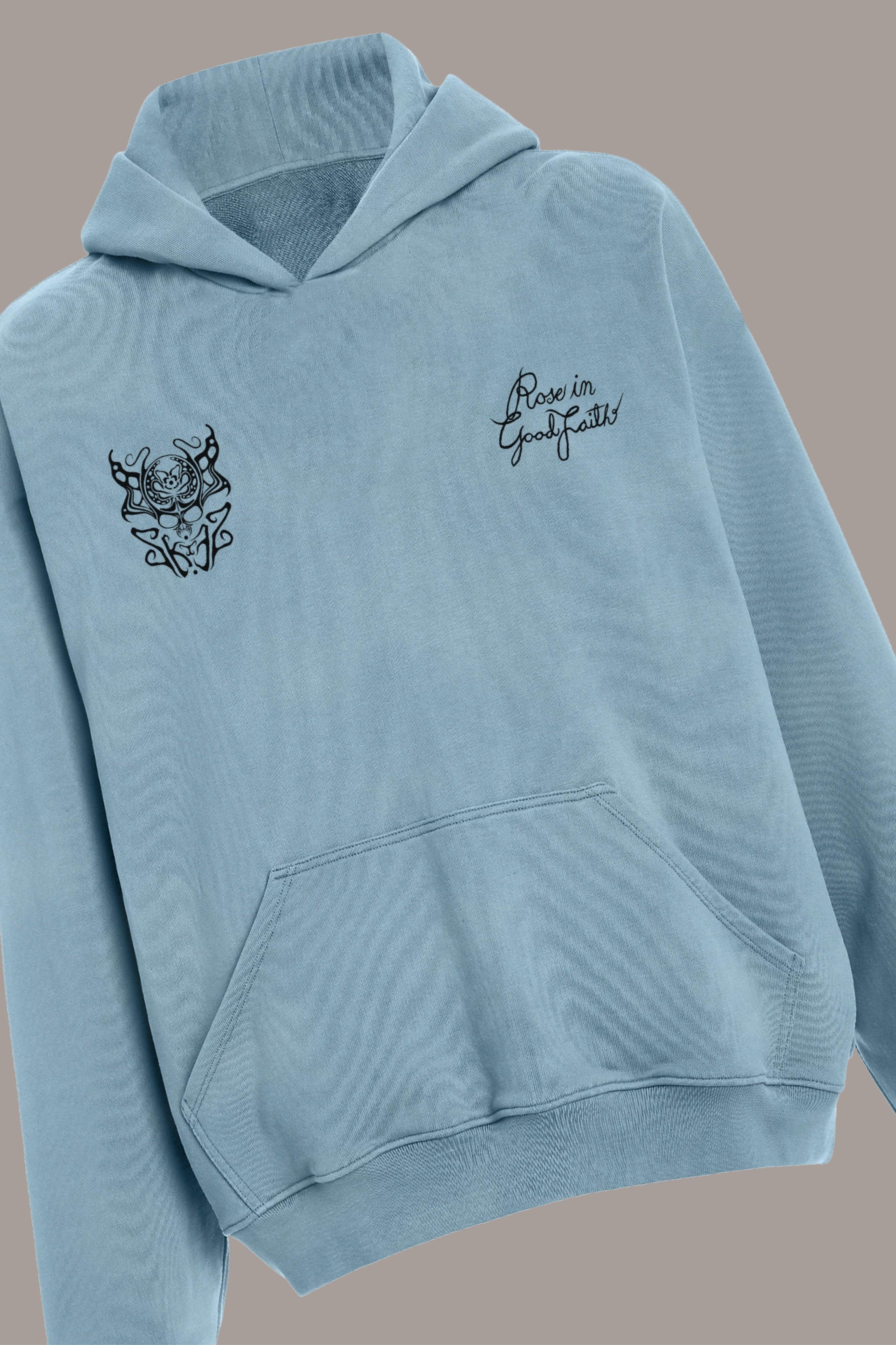 AZURE HOODIE - AZURE HOODIE - ROSE IN GOOD FAITH