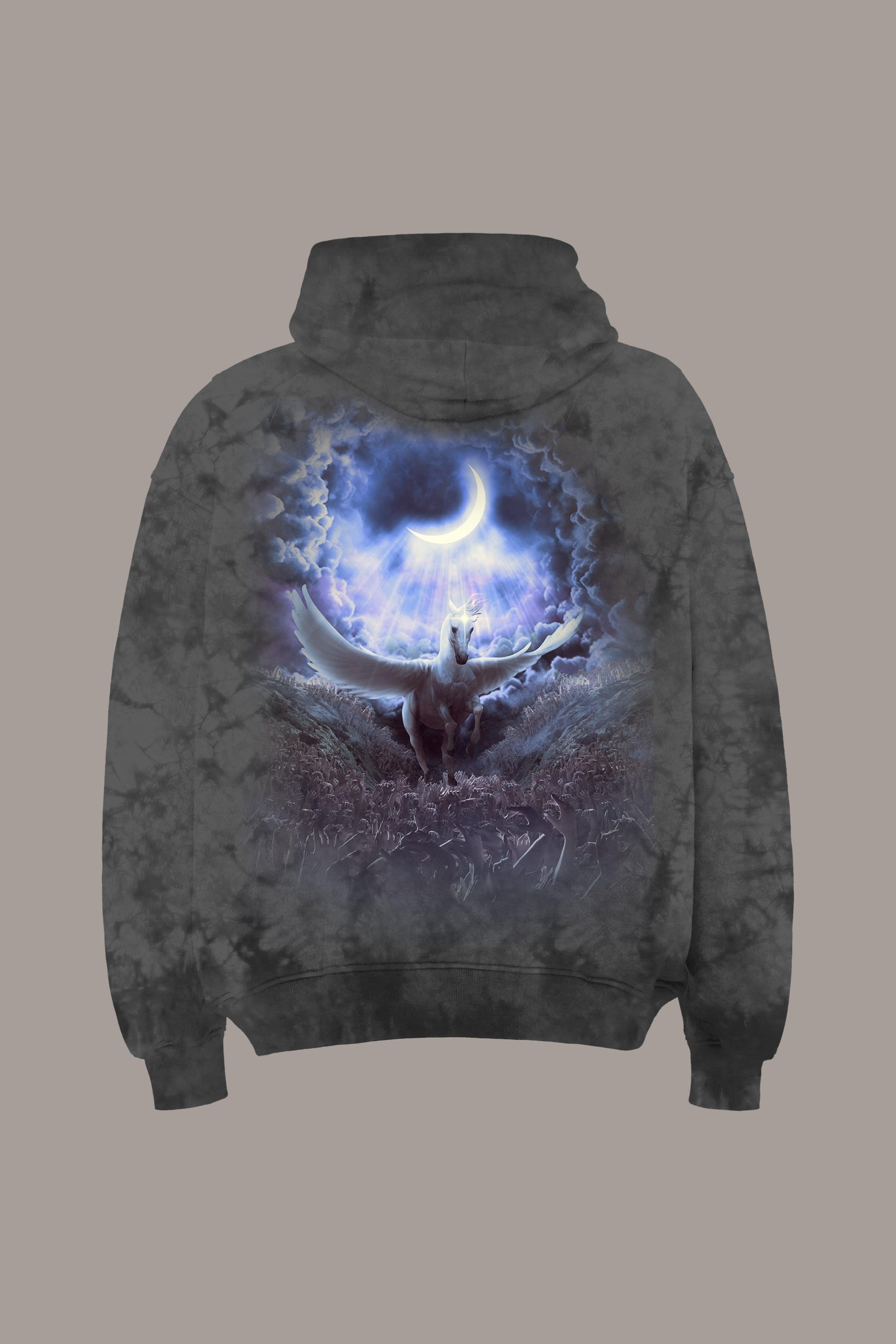 BEHIND THE MOON HOODIE - BEHIND THE MOON HOODIE - ROSE IN GOOD FAITH