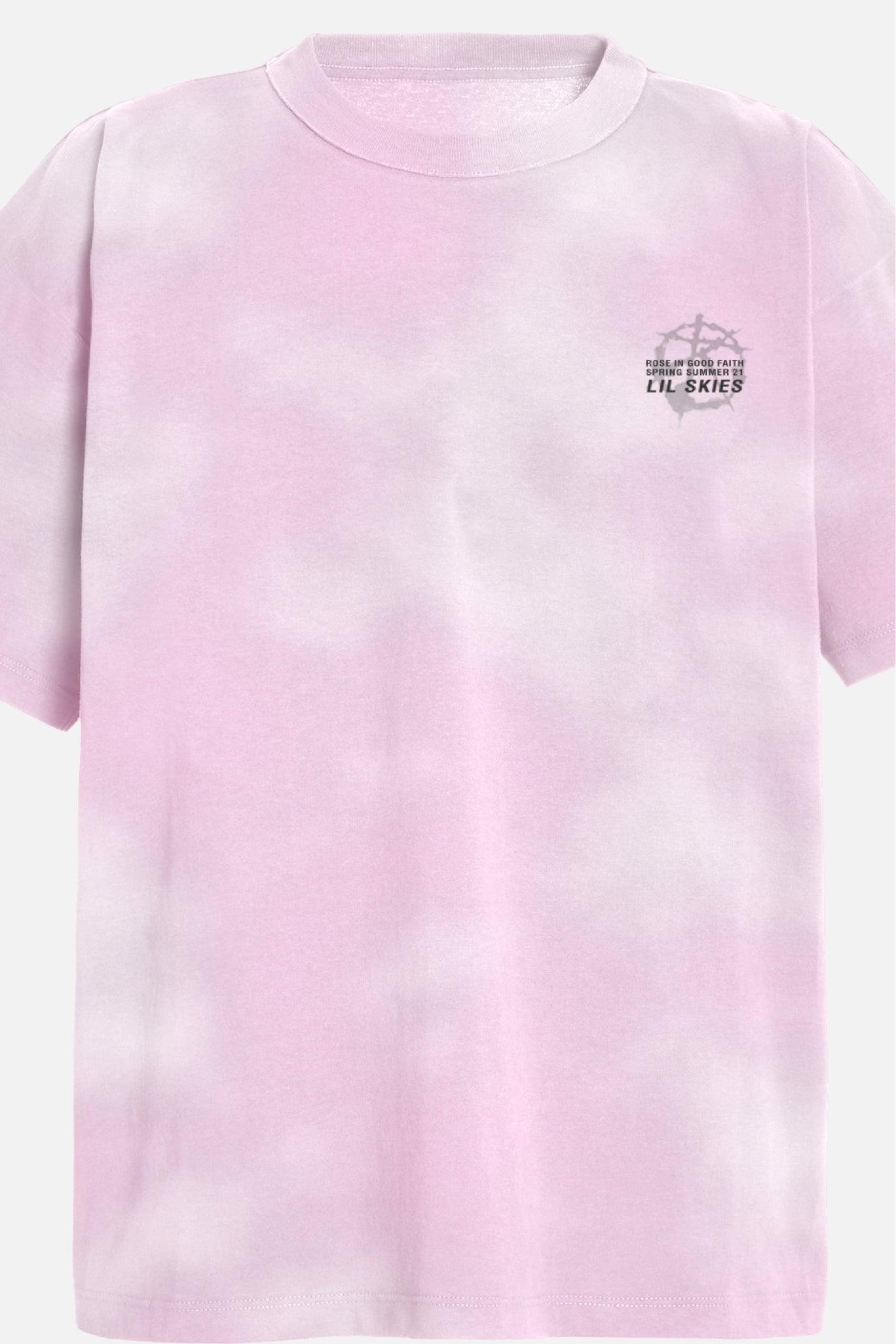 BURNING SKY SLUB TEE - BURNING SKY SLUB TEE - ROSE IN GOOD FAITH