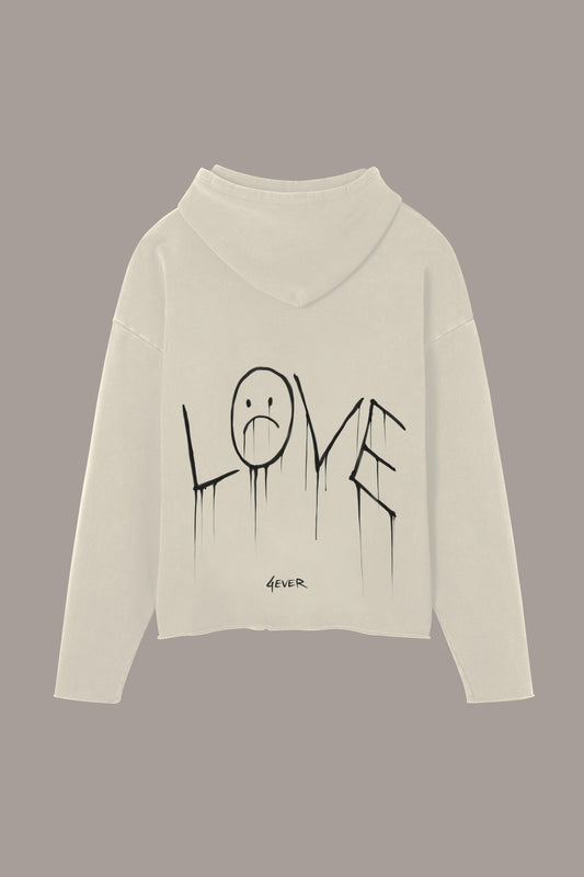CRYBABY RAW HOODIE - CRYBABY RAW HOODIE - ROSE IN GOOD FAITH