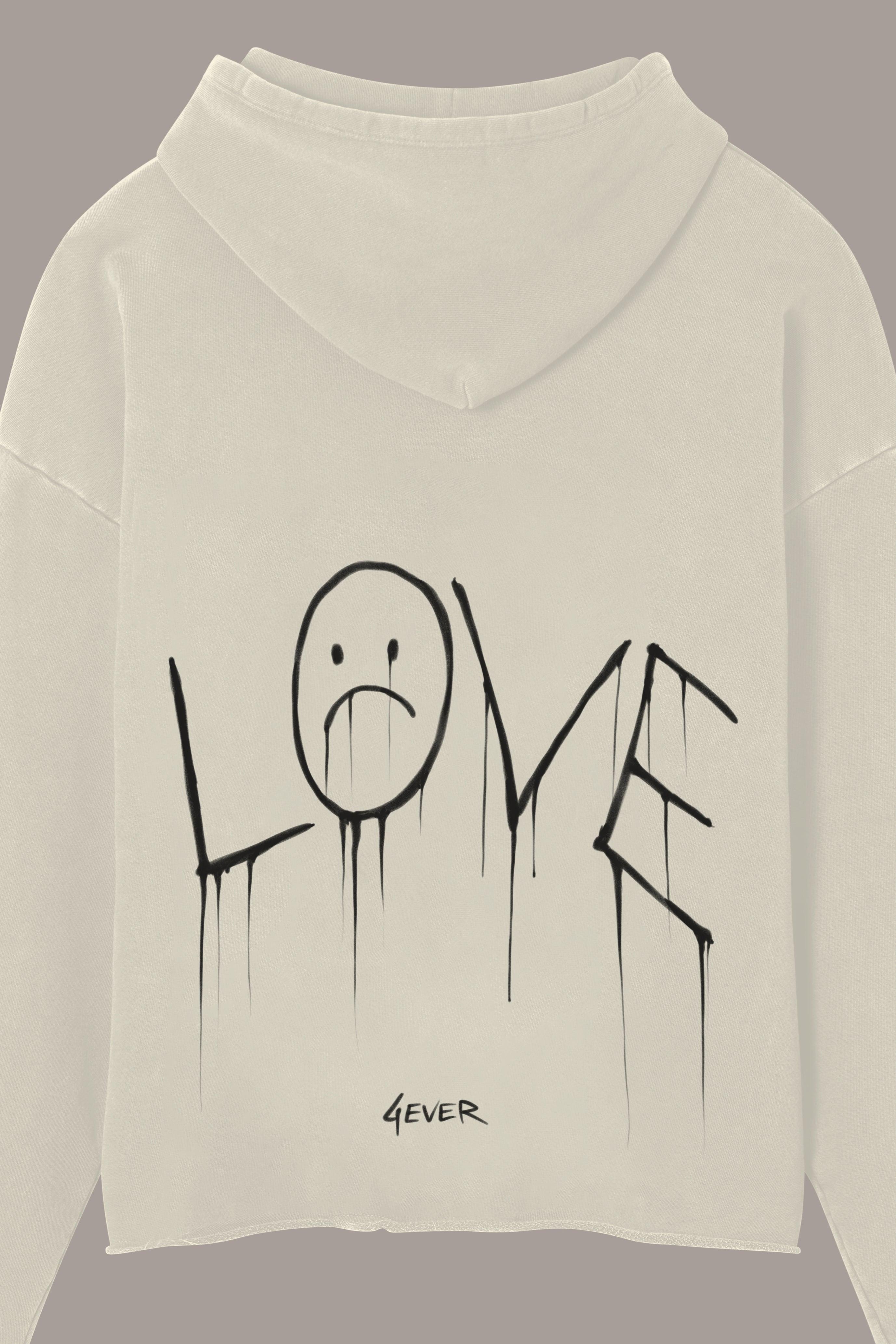 CRYBABY RAW HOODIE - CRYBABY RAW HOODIE - ROSE IN GOOD FAITH