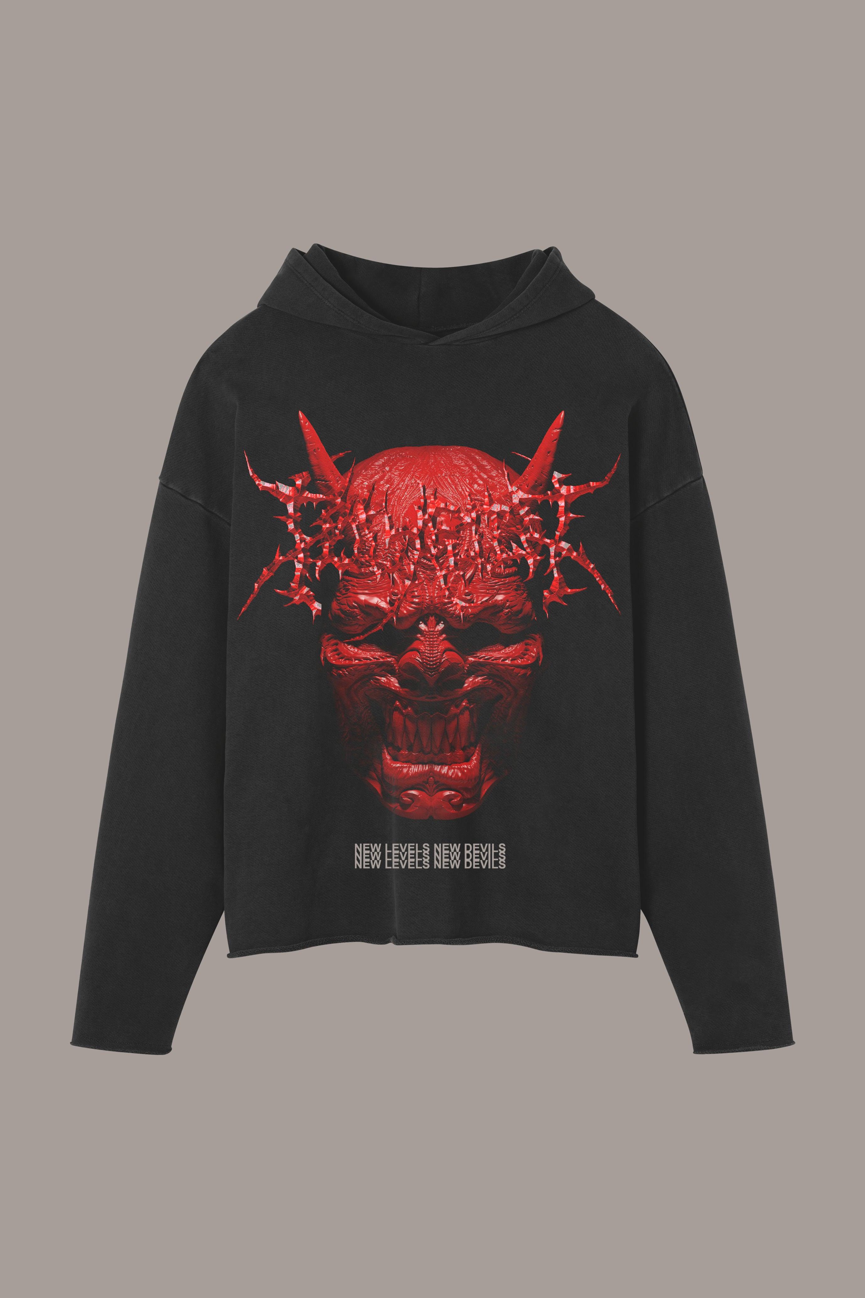 DEMON RAW HOODIE - DEMON RAW HOODIE - ROSE IN GOOD FAITH