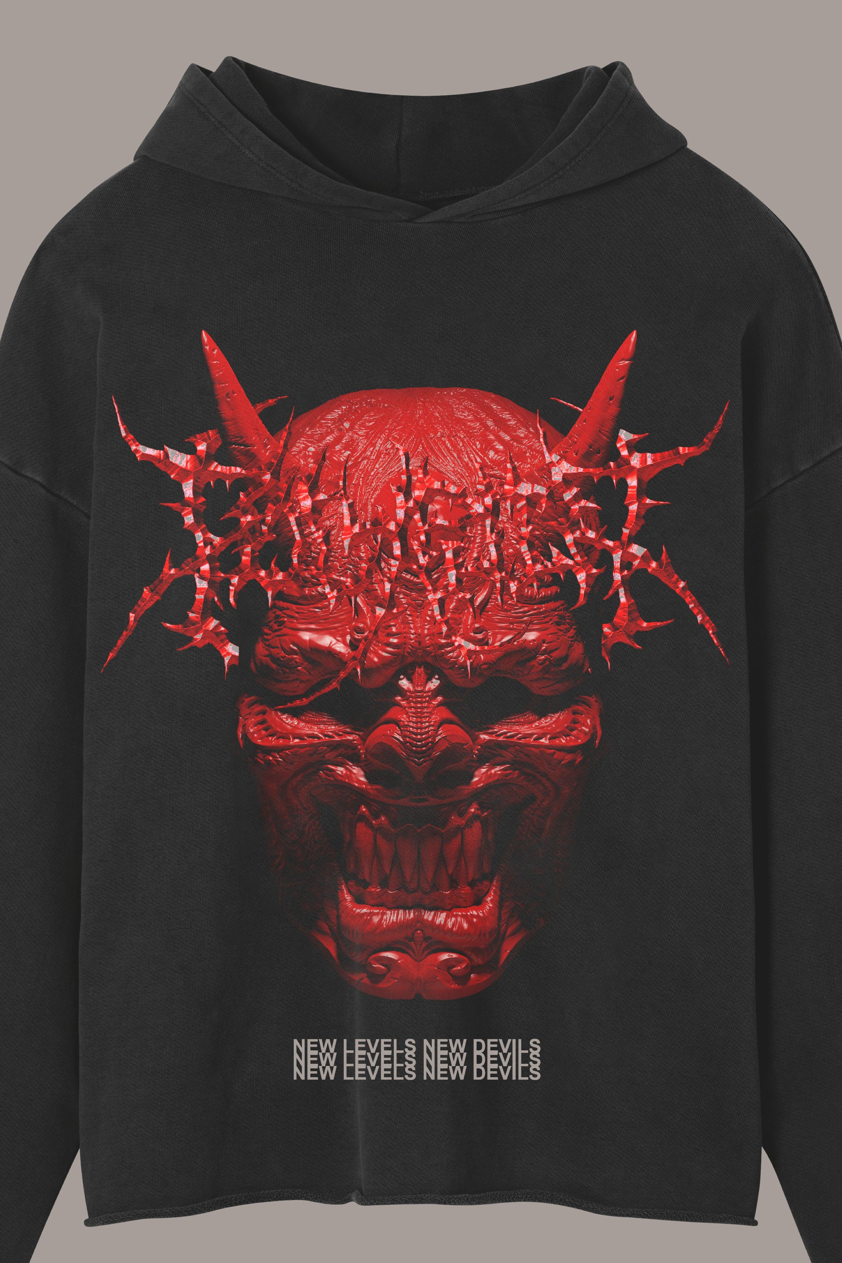 DEMON RAW HOODIE - DEMON RAW HOODIE - ROSE IN GOOD FAITH