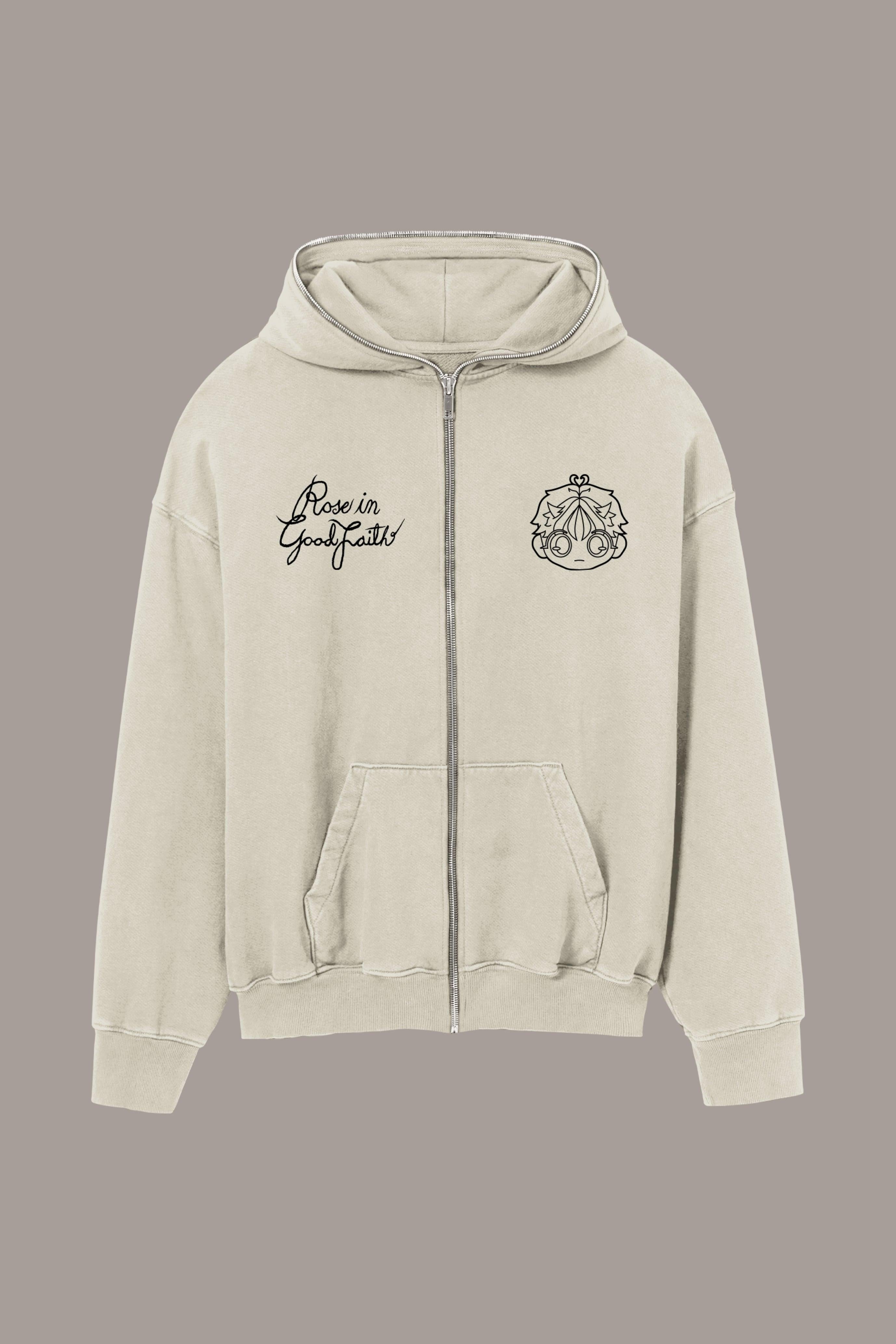 DO YOU LOVE ME ZIP HOODIE - DO YOU LOVE ME ZIP HOODIE - ROSE IN GOOD FAITH