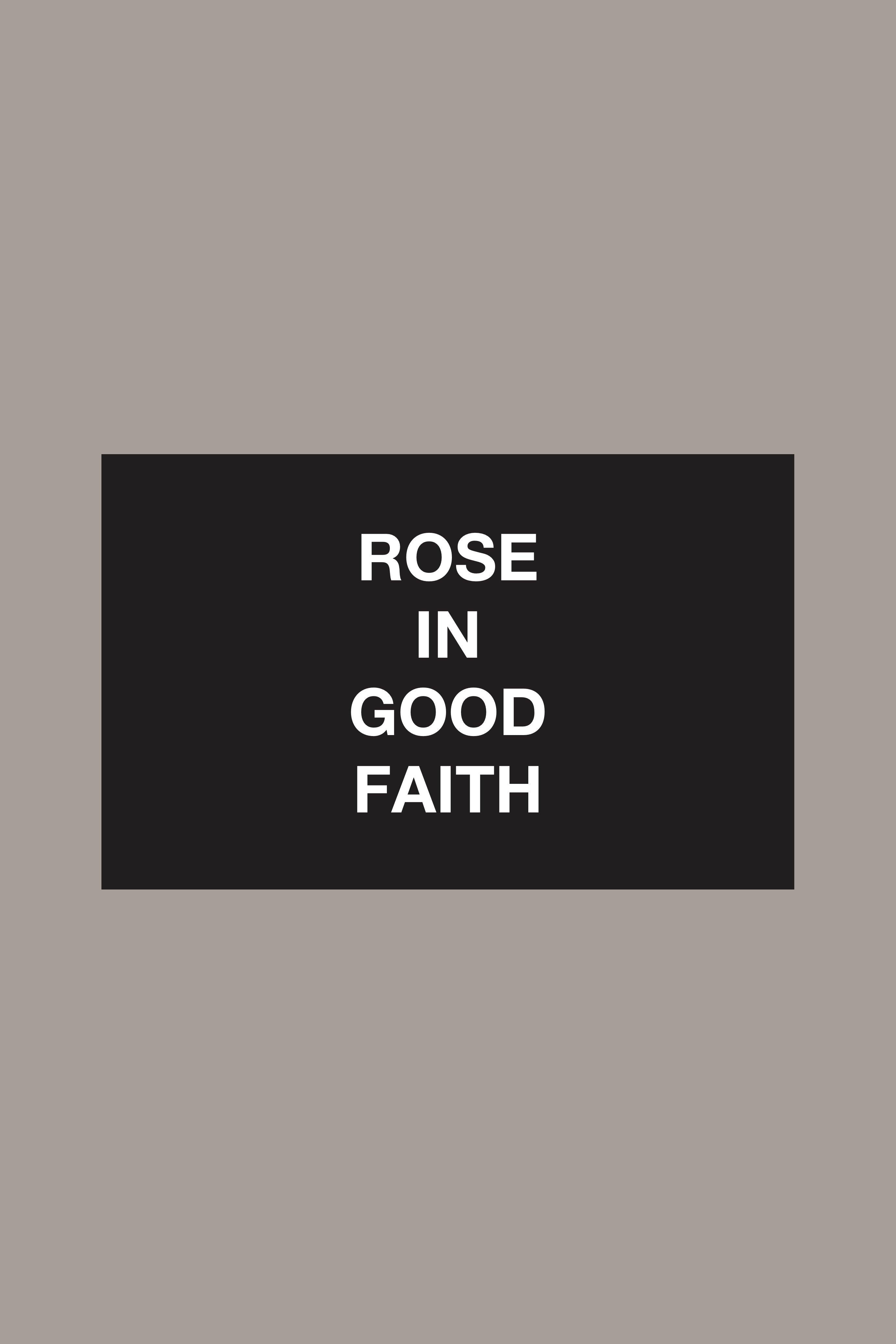 GIFT CARD - GIFT CARD - ROSE IN GOOD FAITH