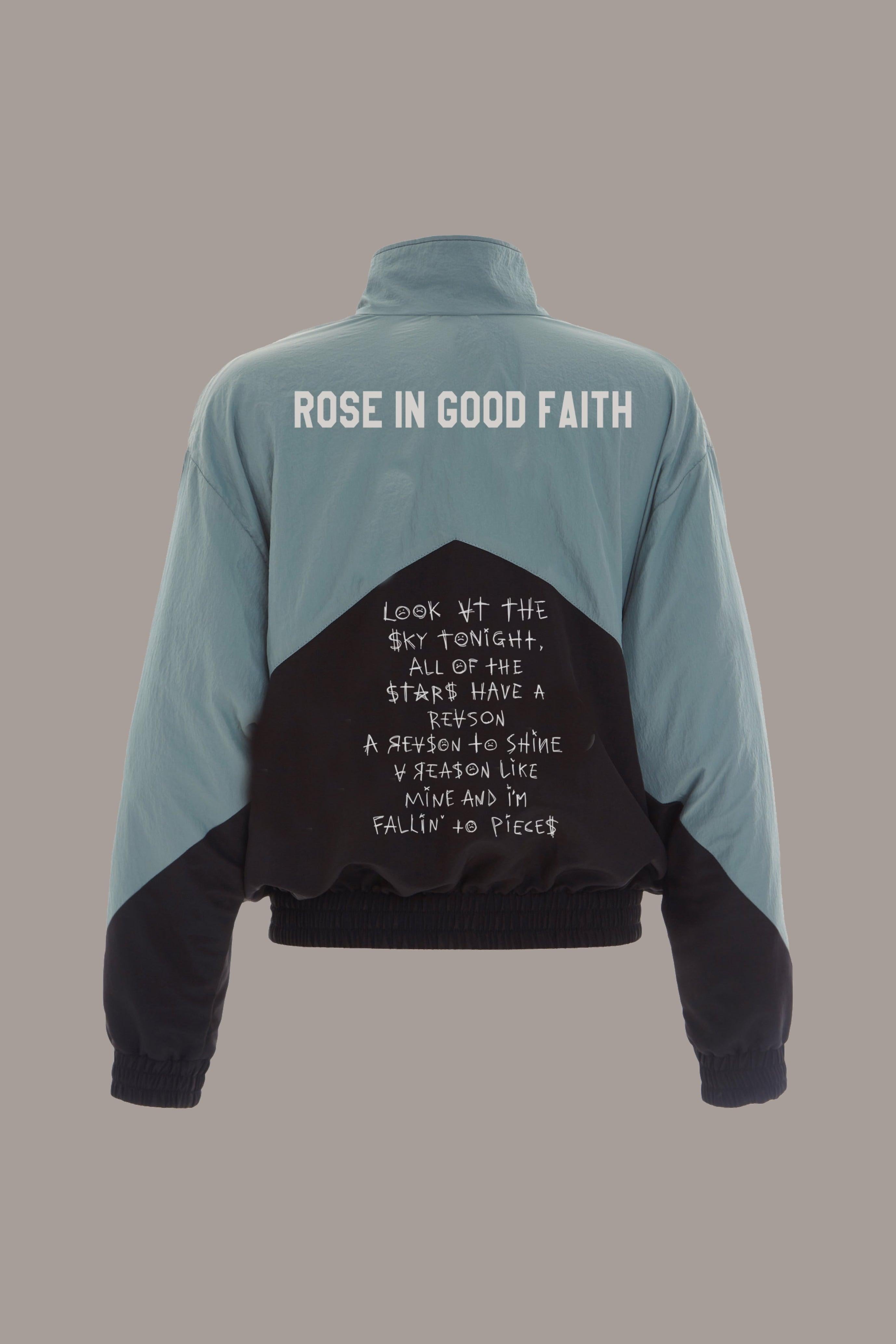 GIMME TIME TRACK JACKET - GIMME TIME TRACK JACKET - ROSE IN GOOD FAITH