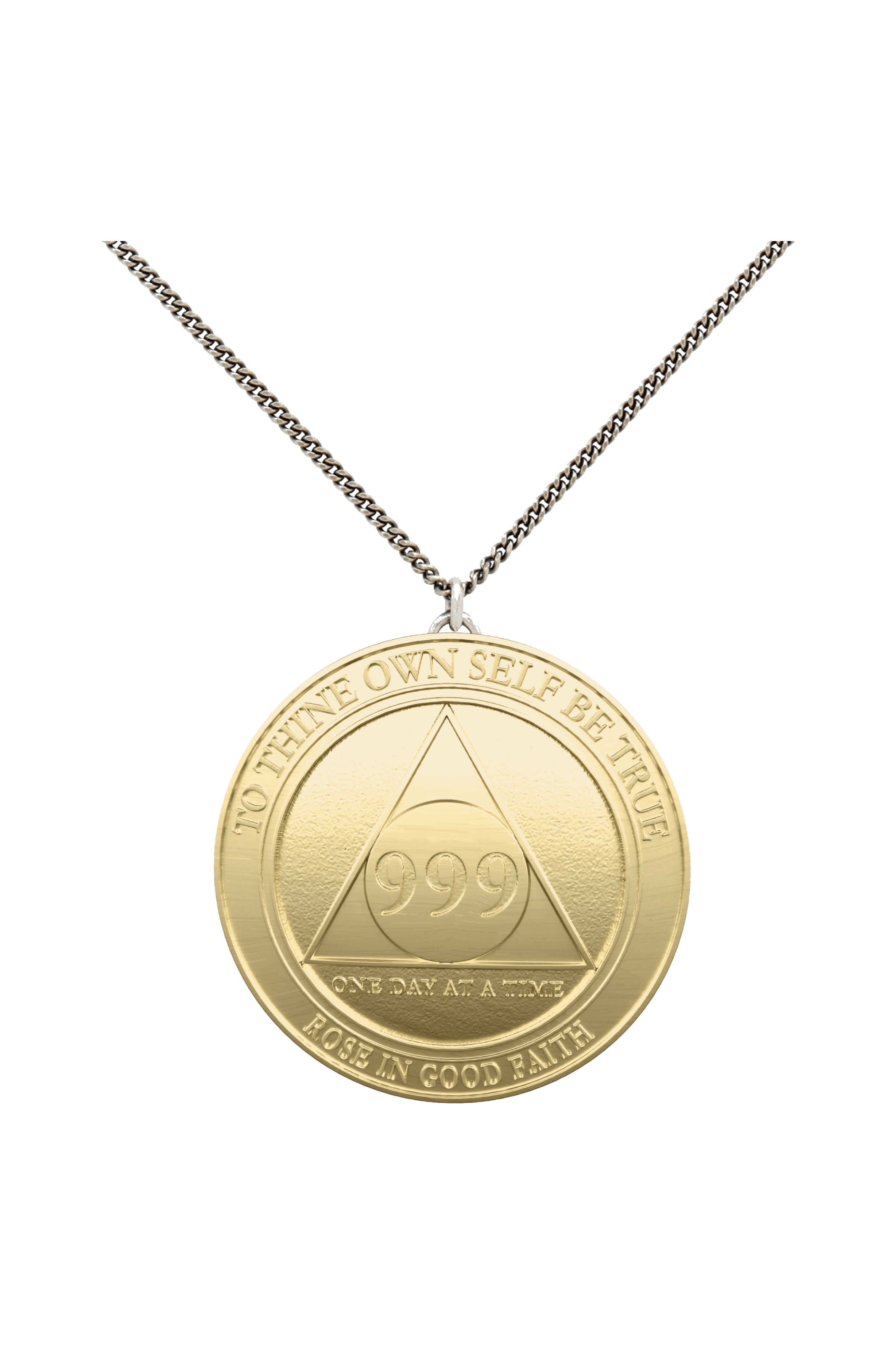 GOLD PENDANT - GOLD PENDANT - ROSE IN GOOD FAITH