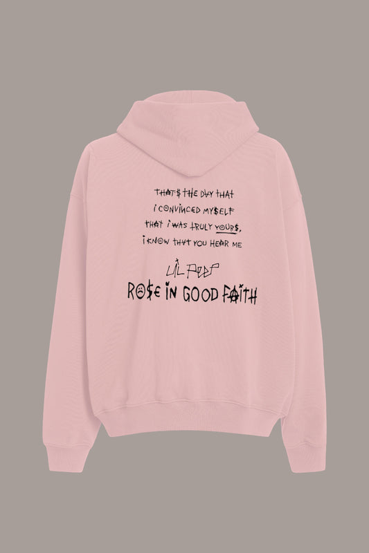 HEAVY LIVE FOREVER HOODIE - HEAVY LIVE FOREVER HOODIE - ROSE IN GOOD FAITH
