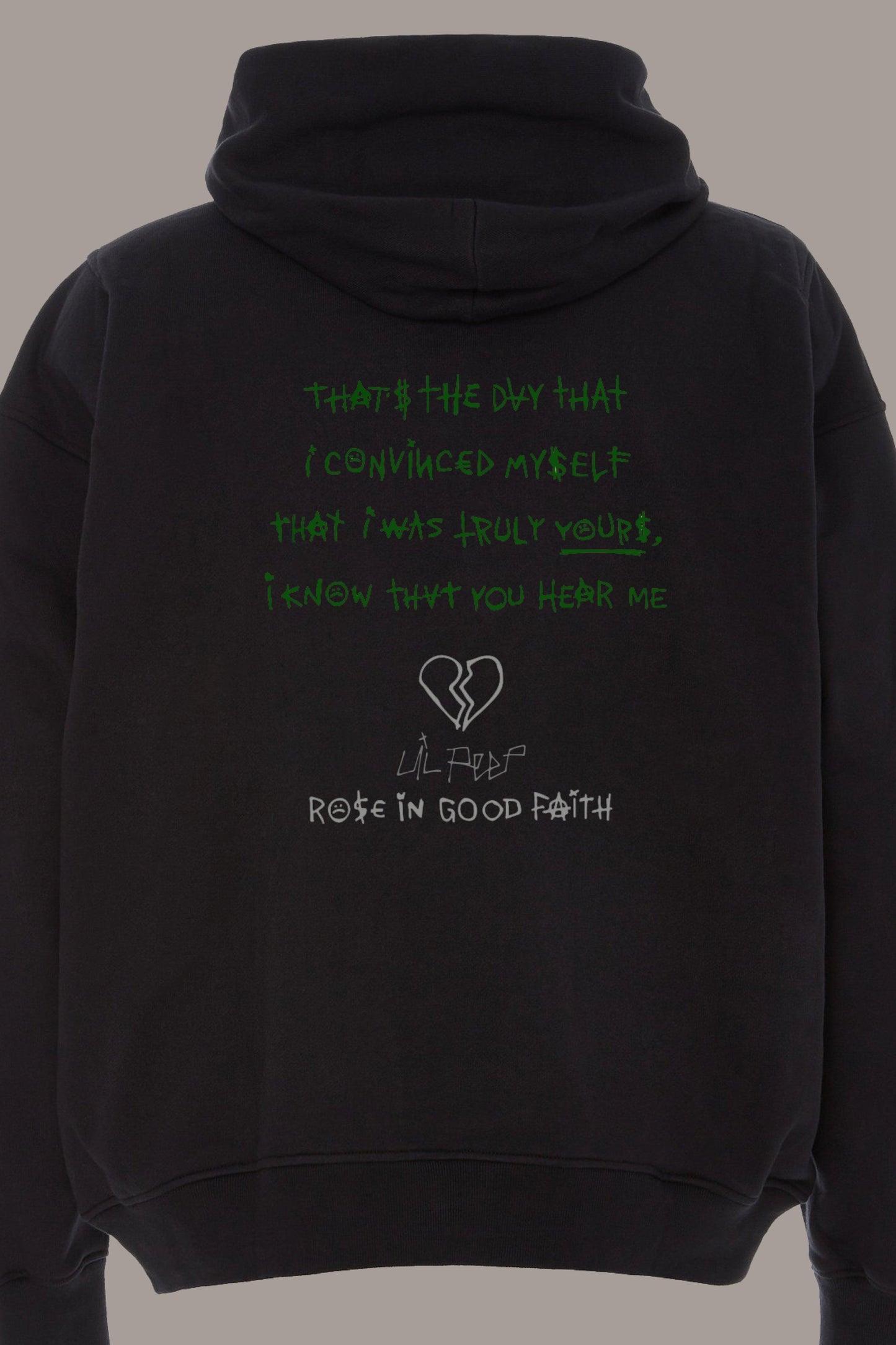 HEAVY LIVE FOREVER HOODIE - HEAVY LIVE FOREVER HOODIE - ROSE IN GOOD FAITH