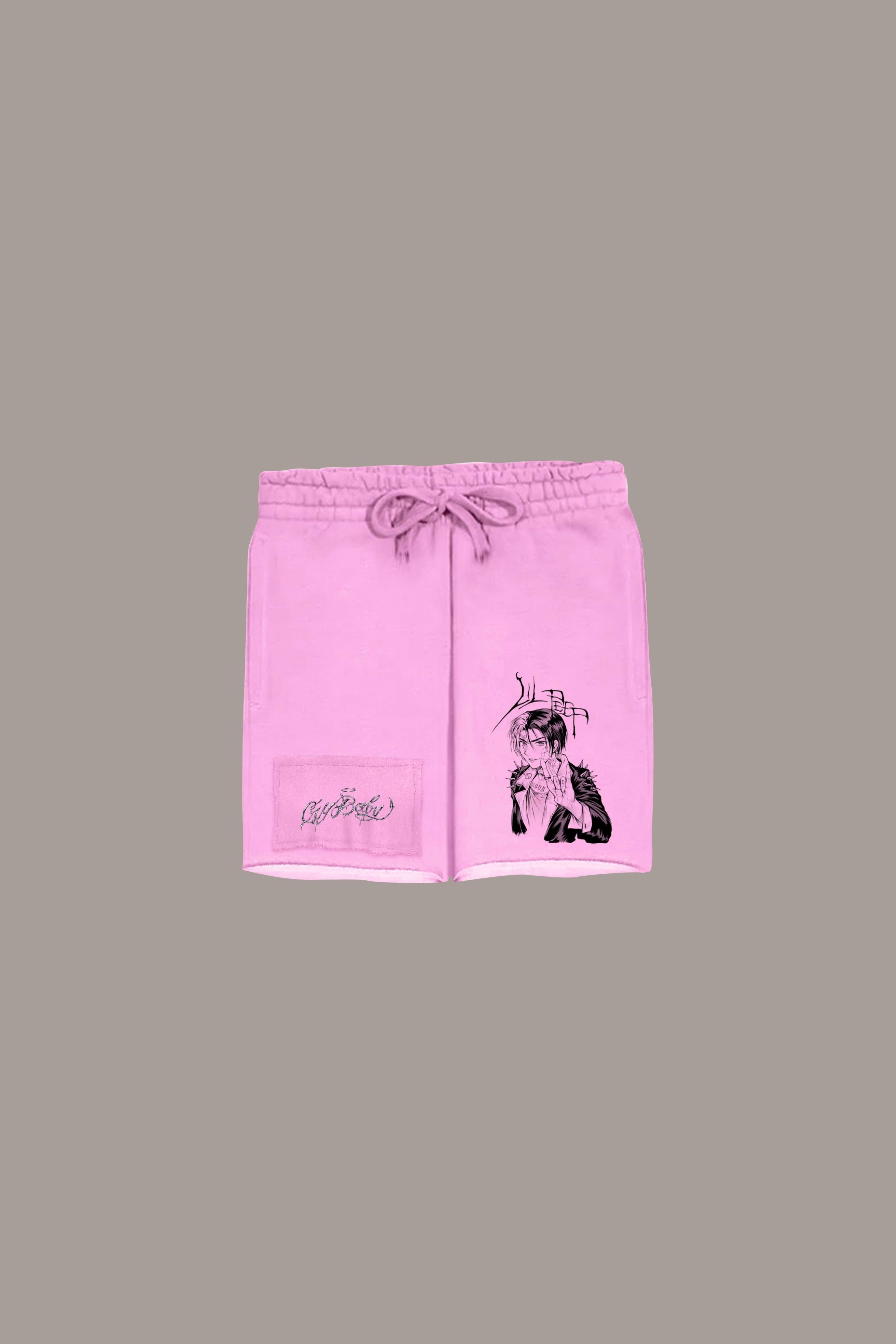 **LIMITED DECONSTRUCTED PATCH SHORTS - **LIMITED DECONSTRUCTED PATCH SHORTS - ROSE IN GOOD FAITH