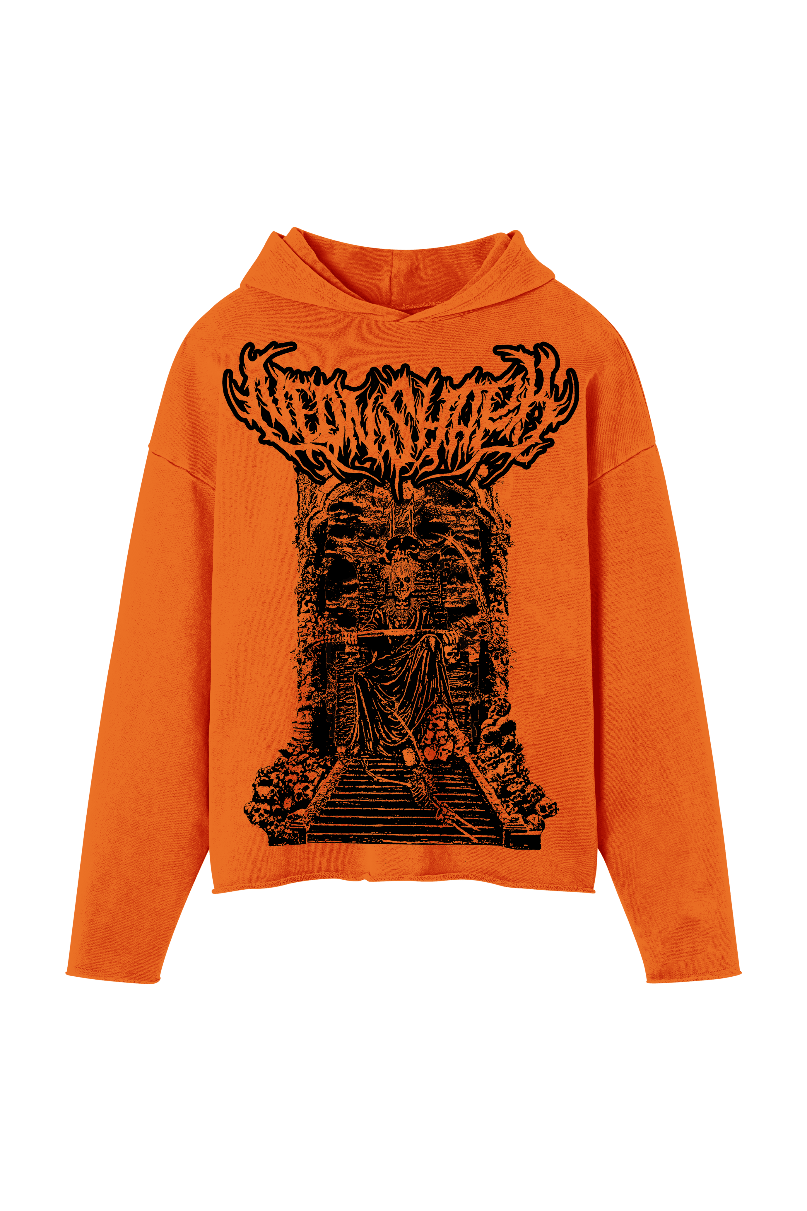 **MEGALODON RAW HOODIE (OFF SPEC)** - **MEGALODON RAW HOODIE (OFF SPEC)** - ROSE IN GOOD FAITH