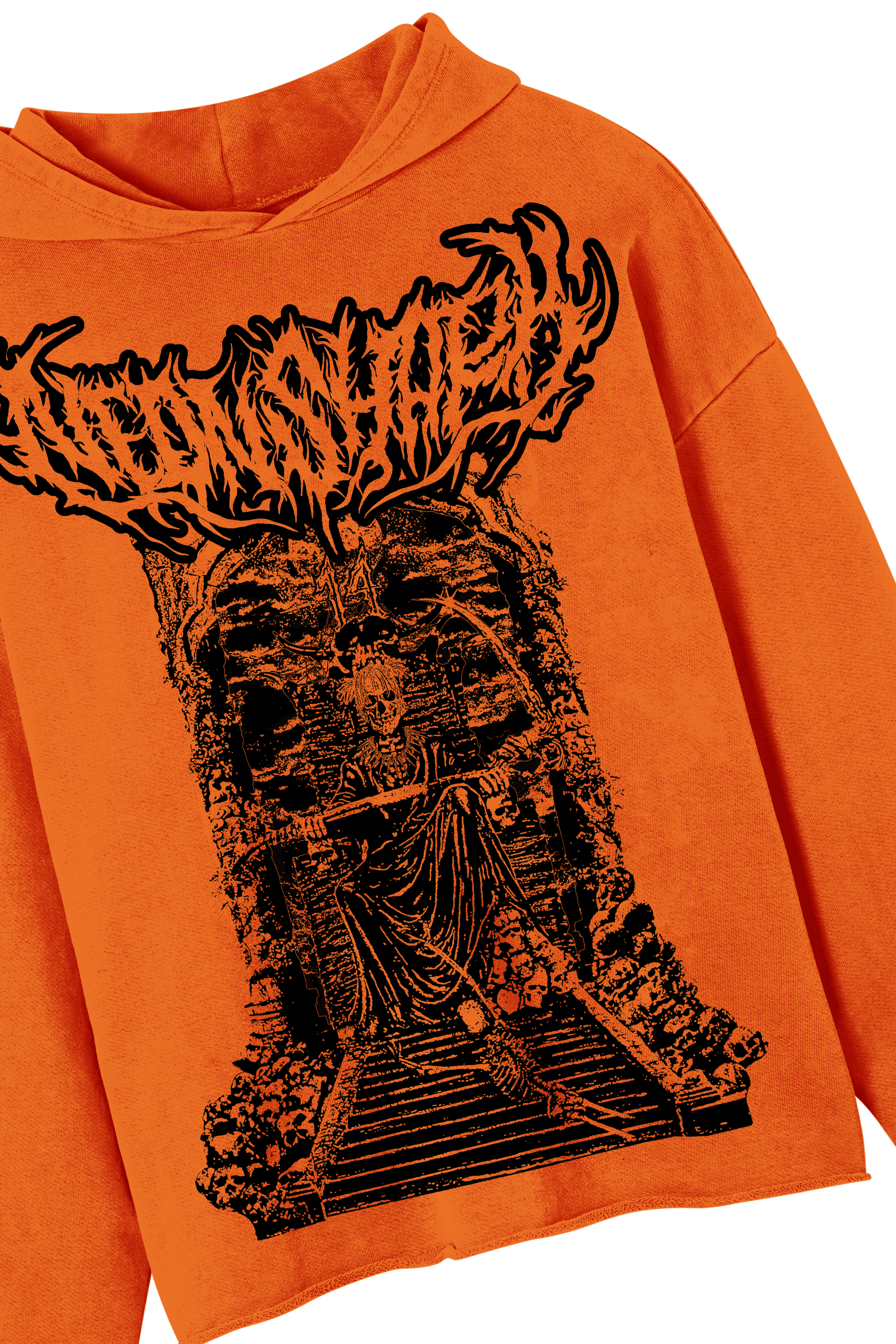 **MEGALODON RAW HOODIE (OFF SPEC)** - **MEGALODON RAW HOODIE (OFF SPEC)** - ROSE IN GOOD FAITH