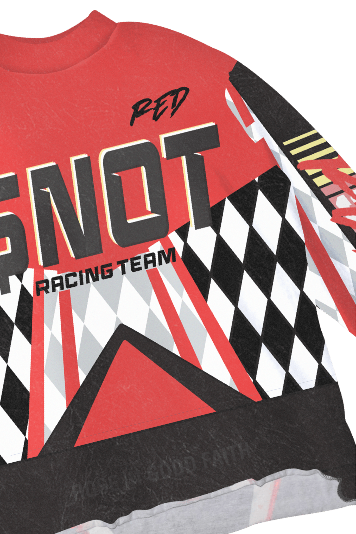 RED TRACK JERSEY - RED TRACK JERSEY - ROSE IN GOOD FAITH