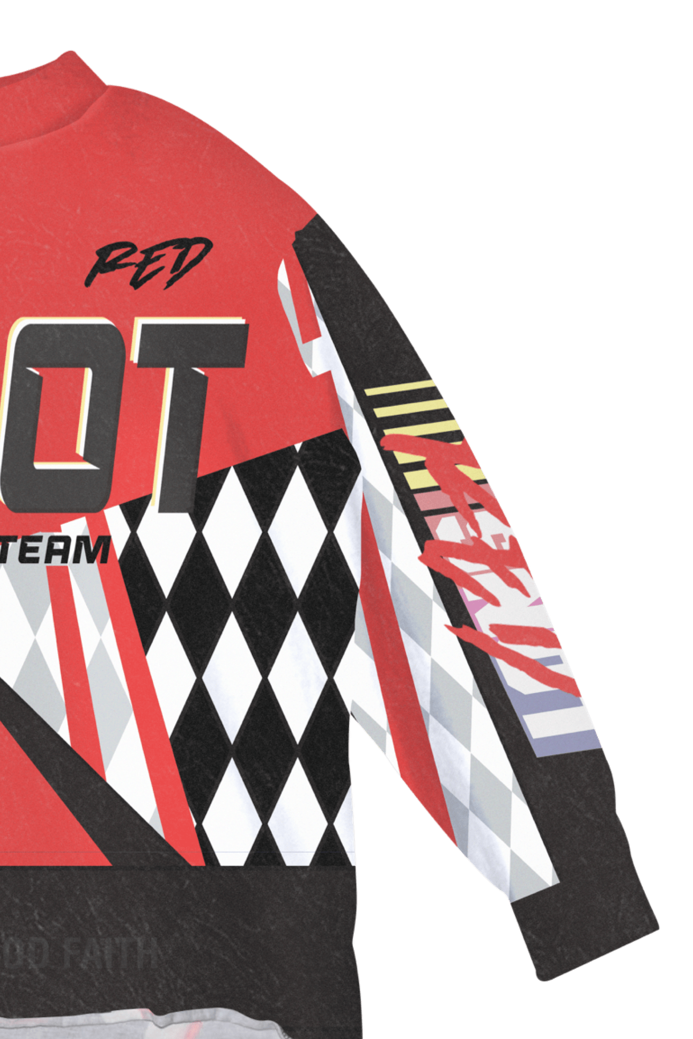 RED TRACK JERSEY - RED TRACK JERSEY - ROSE IN GOOD FAITH