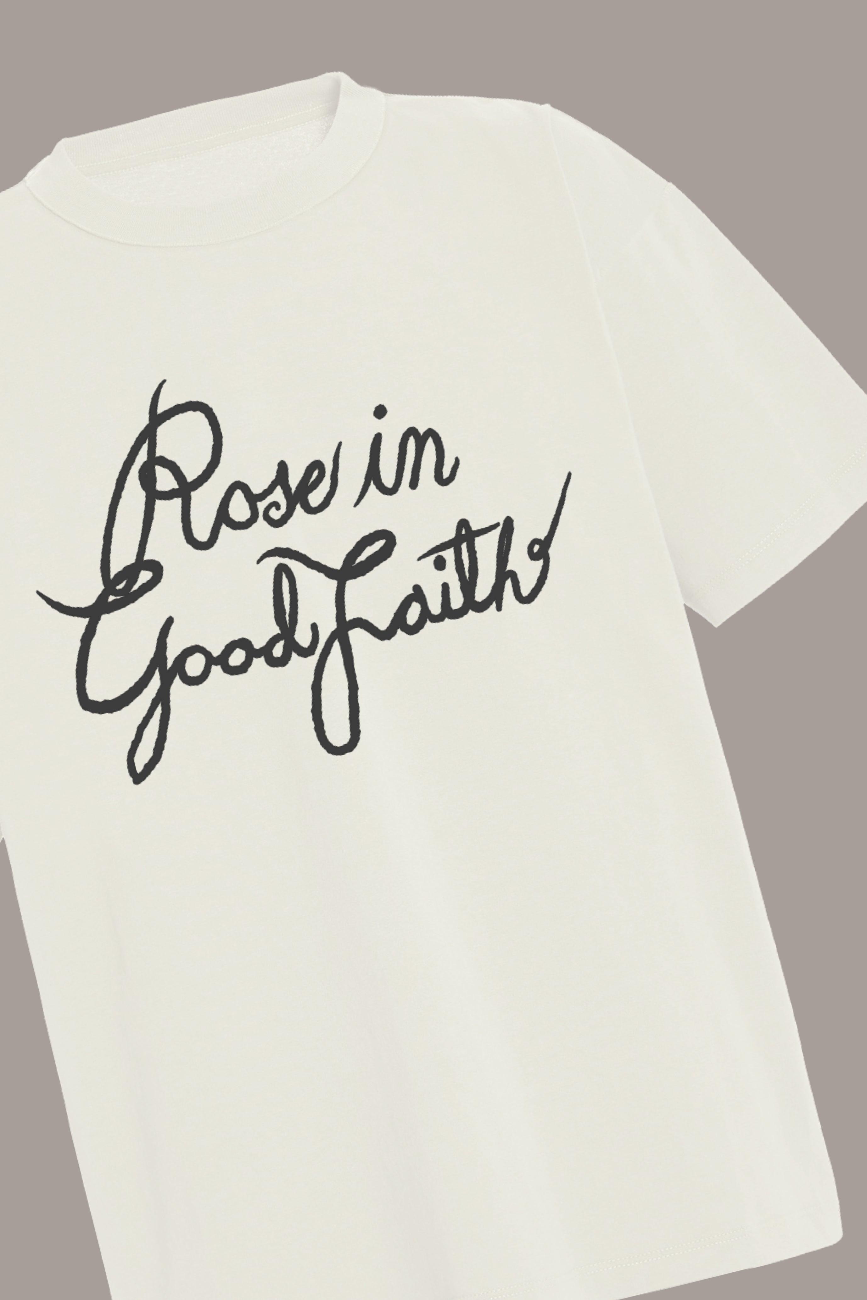 RIGF TEE - RIGF TEE - ROSE IN GOOD FAITH