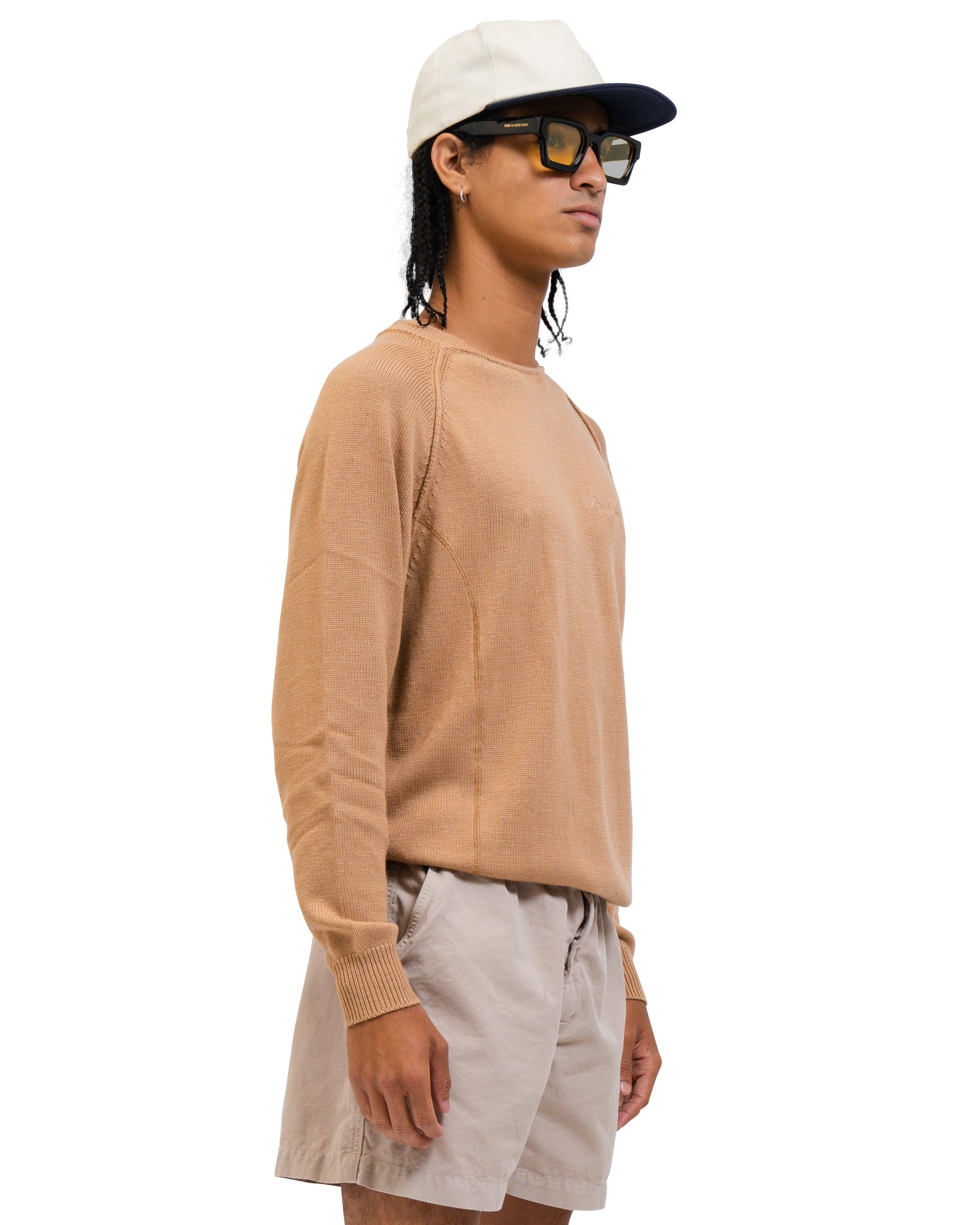 RUGBY KNIT SWEATER CAMEL - RUGBY KNIT SWEATER CAMEL - ROSE IN GOOD FAITH