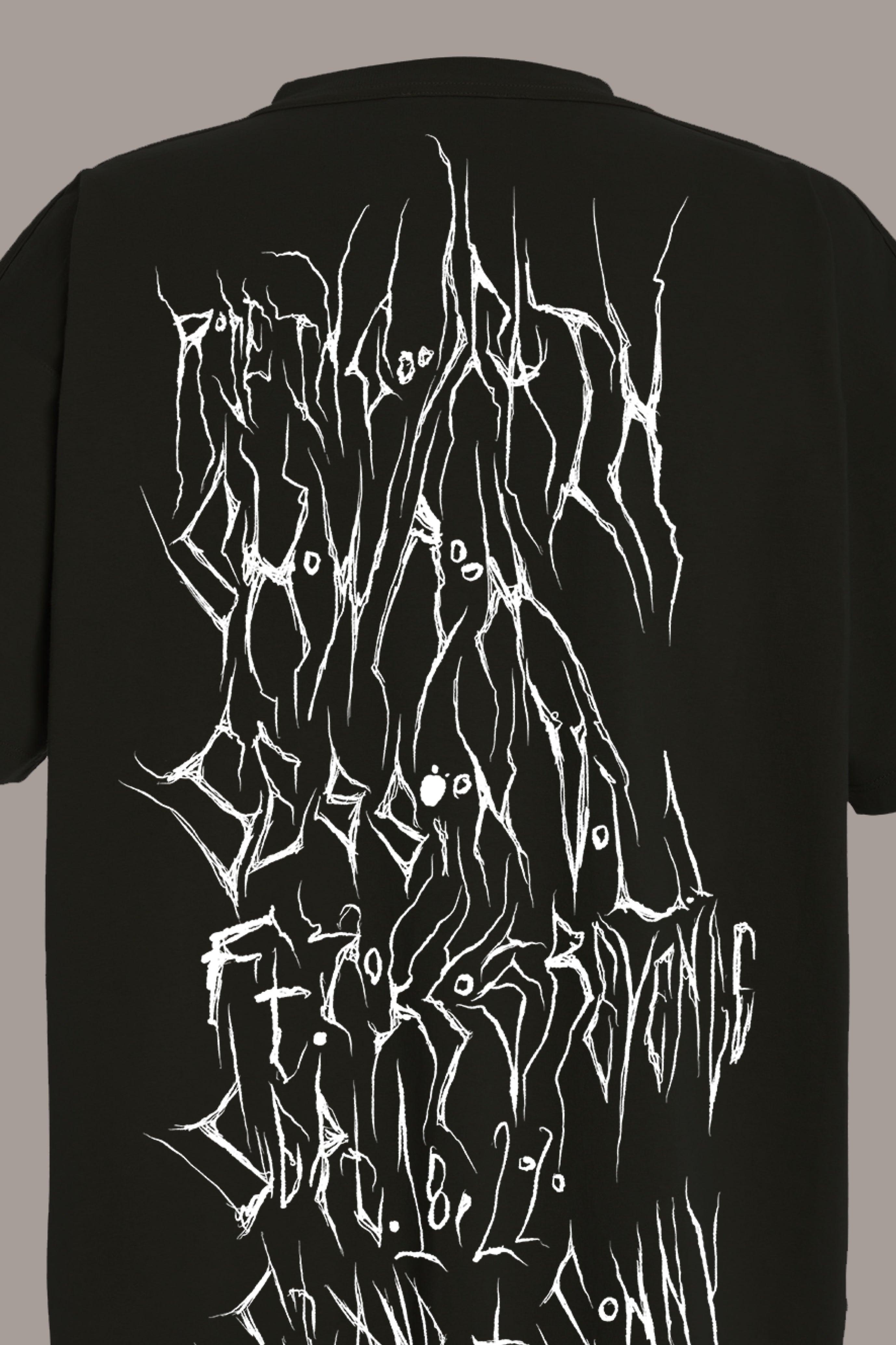 SPLIT PERSONALITY TEE - SPLIT PERSONALITY TEE - ROSE IN GOOD FAITH