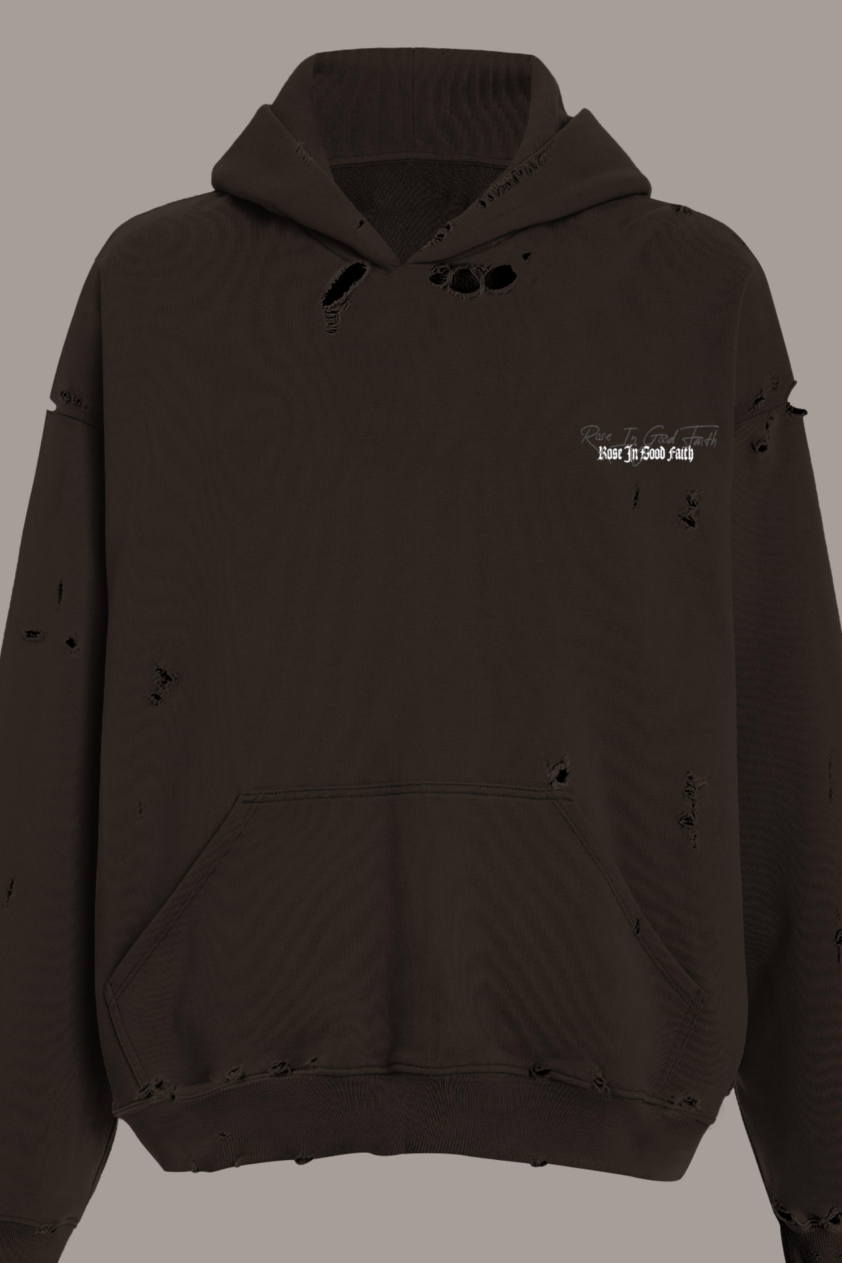 THRASHER HOODIE - THRASHER HOODIE - ROSE IN GOOD FAITH
