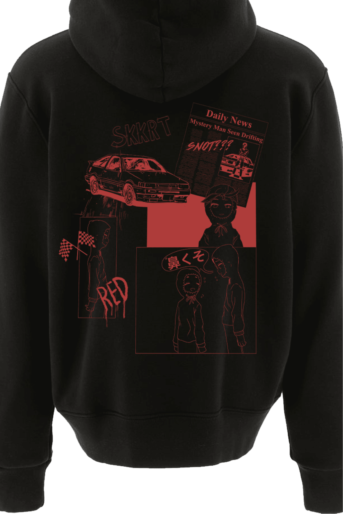 TRACK HEAVY HOODIE - TRACK HEAVY HOODIE - ROSE IN GOOD FAITH