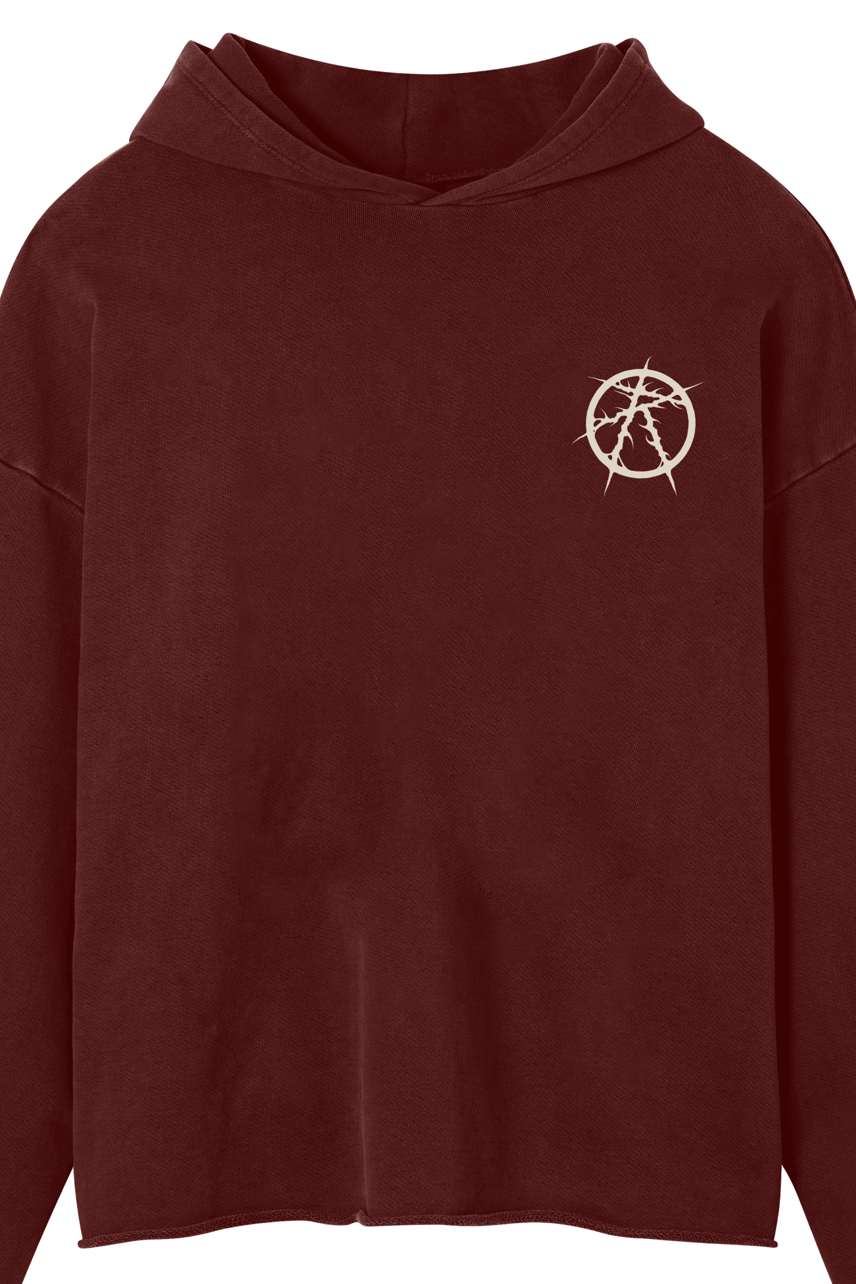 WICCA RAW RARE-RED HOODIE - WICCA RAW RARE-RED HOODIE - ROSE IN GOOD FAITH