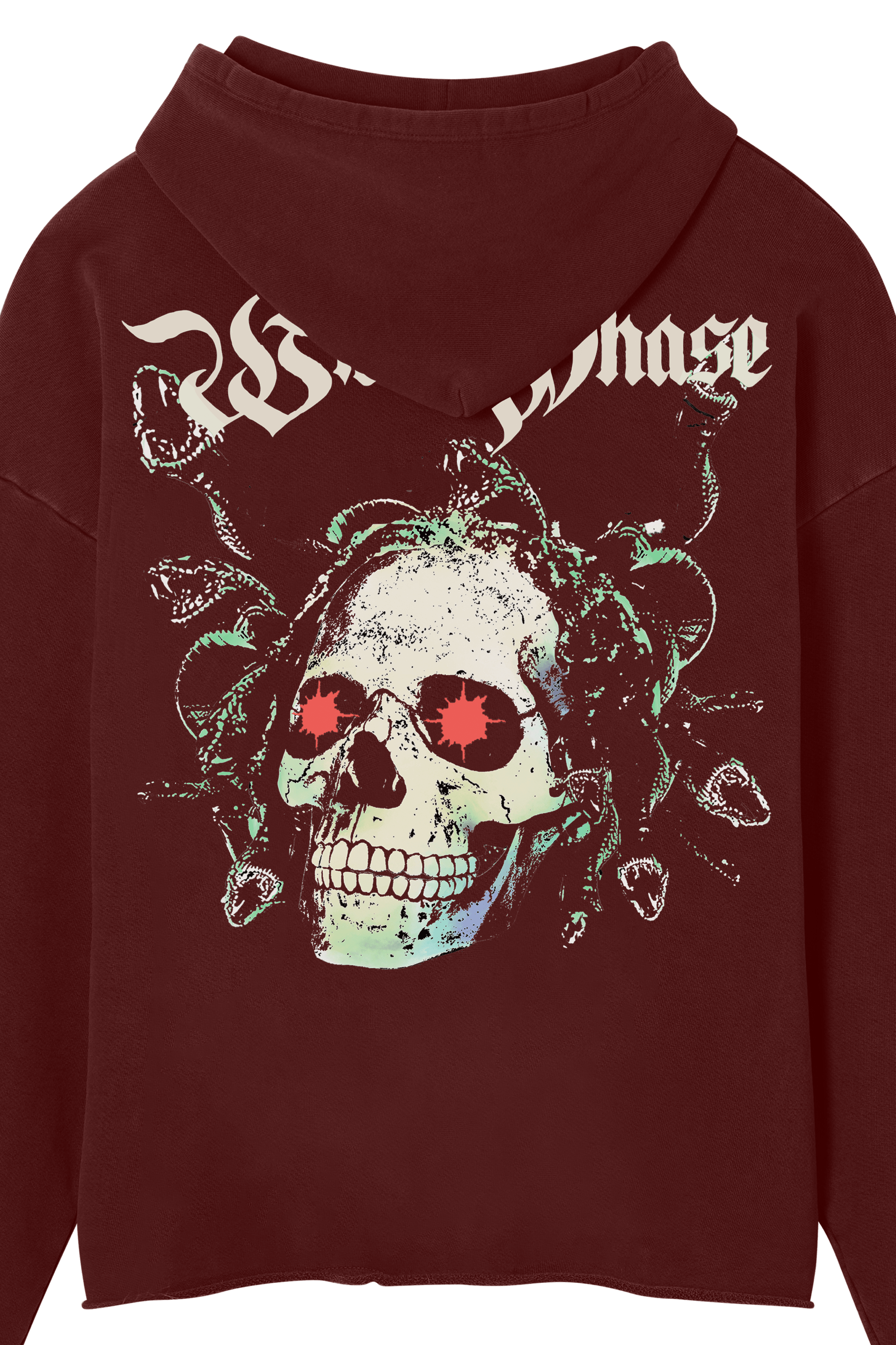 WICCA RAW RARE-RED HOODIE - WICCA RAW RARE-RED HOODIE - ROSE IN GOOD FAITH