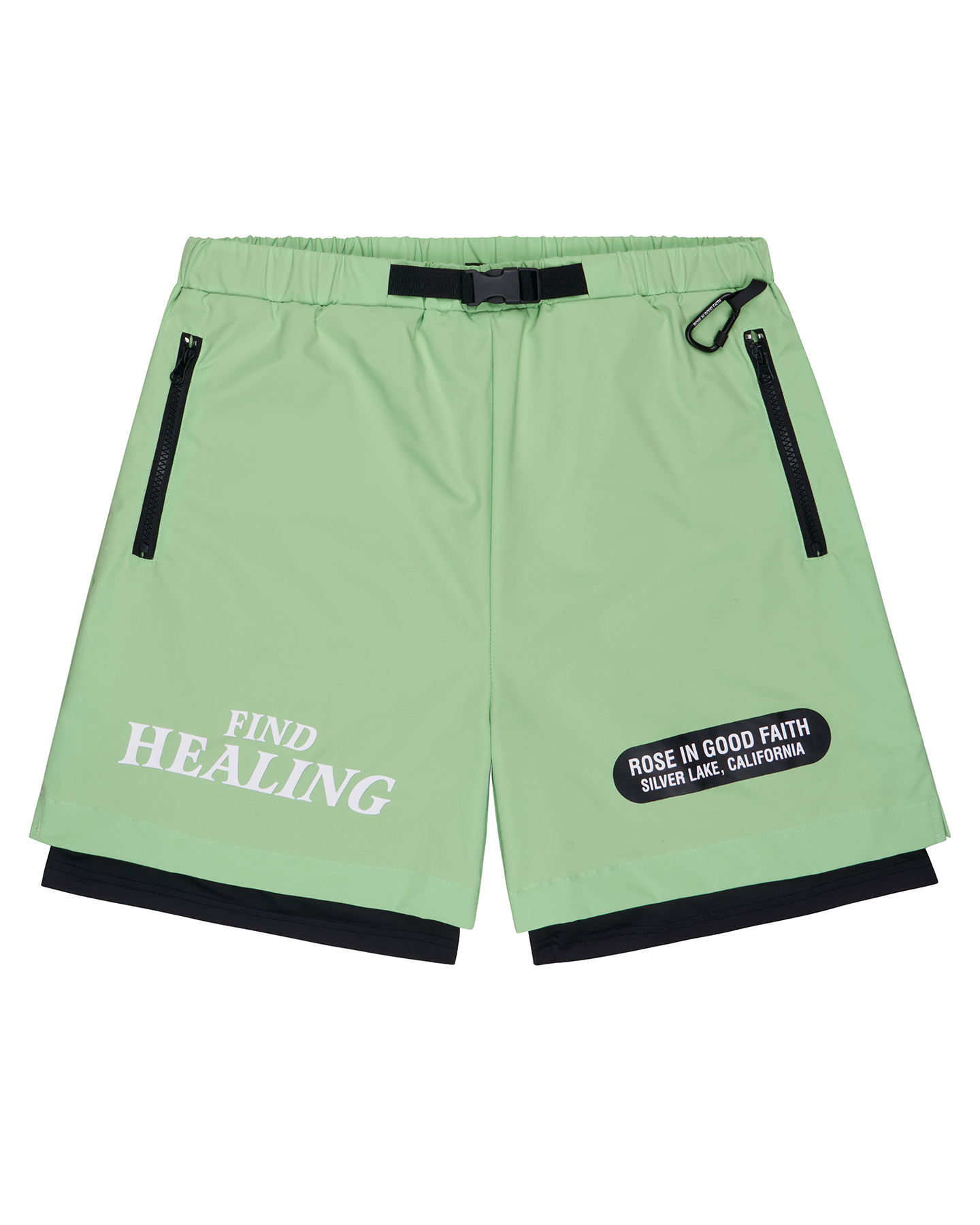 GREEN UTILITY HEALING SHORTS