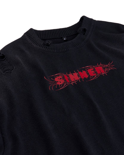 Sinner Knitted Crewneck