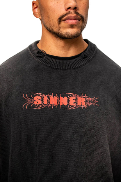 Sinner Knitted Crewneck