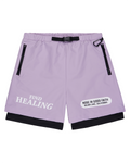 LILAC UTILITY HEALING SHORTS