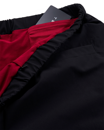BLACK UTILITY HEALING SHORTS