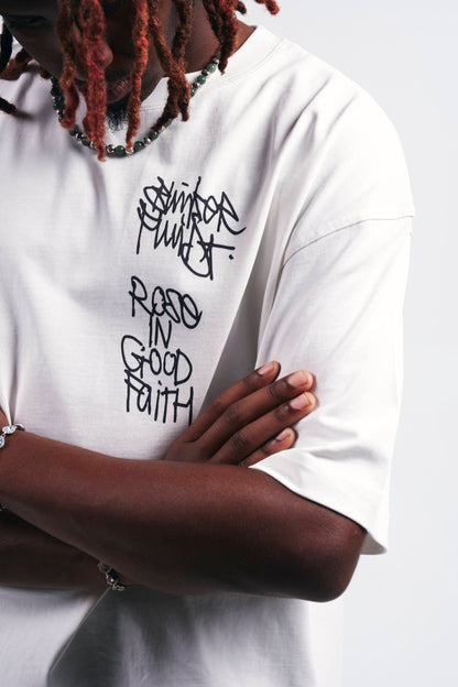 Blinker Fluid White Boxy T-Shirt
