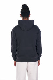 Faded Black Astrology Front Logo Hoodie