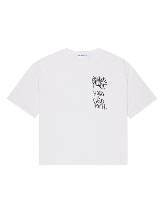 Blinker Fluid White Boxy T-Shirt