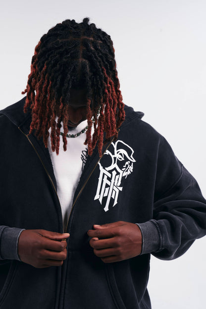 Blinker Fluid Vintage Washed Zip Up