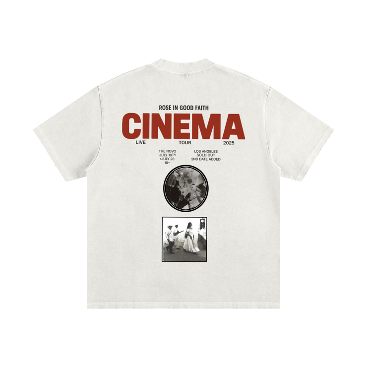 Heavyweight Vintage Washed Frayed T-Shirt