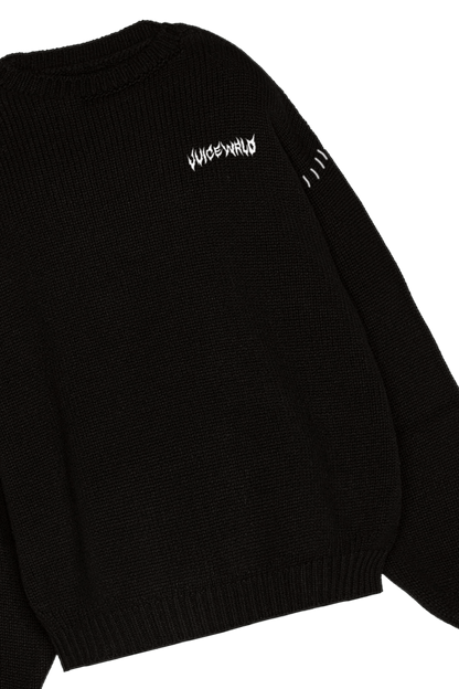 5 GAUGE KNIT CREWNECK - 5 GAUGE KNIT CREWNECK - ROSE IN GOOD FAITH
