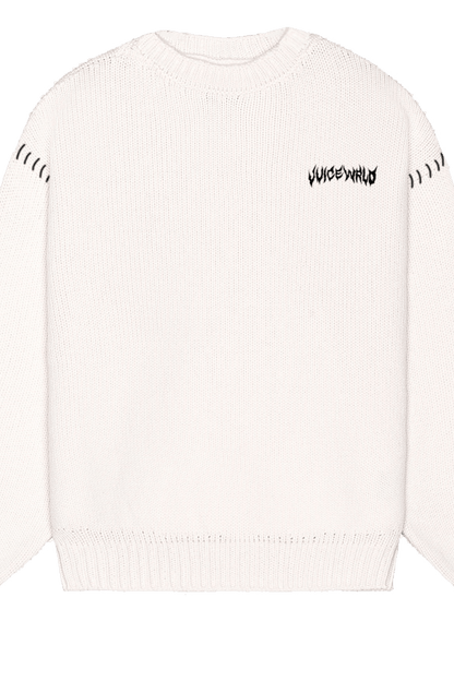5 GAUGE KNIT CREWNECK - 5 GAUGE KNIT CREWNECK - ROSE IN GOOD FAITH