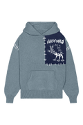5 GAUGE KNIT HOODIE - 5 GAUGE KNIT HOODIE - ROSE IN GOOD FAITH