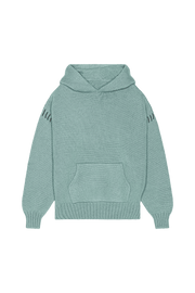 5 GAUGE KNIT HOODIE - 5 GAUGE KNIT HOODIE - ROSE IN GOOD FAITH