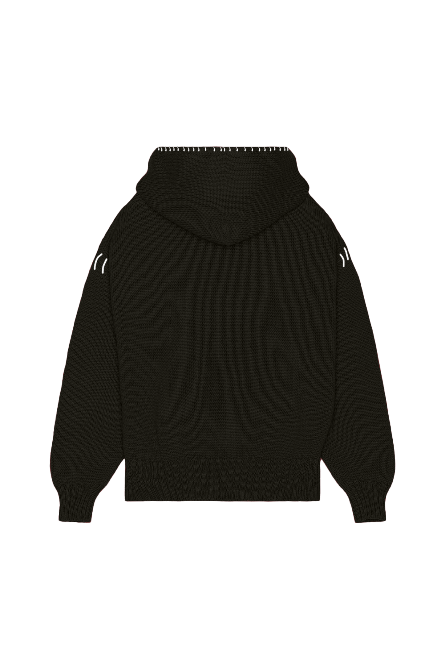 5 GAUGE KNIT HOODIE - 5 GAUGE KNIT HOODIE - ROSE IN GOOD FAITH