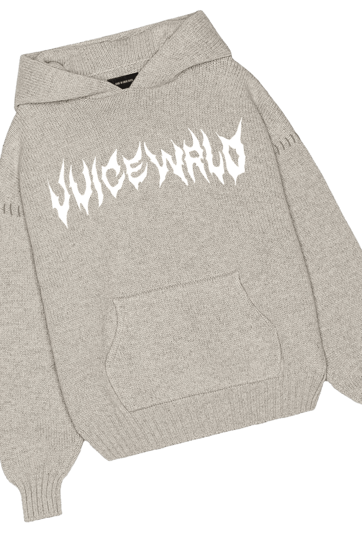 5 GAUGE KNIT HOODIE - 5 GAUGE KNIT HOODIE - ROSE IN GOOD FAITH